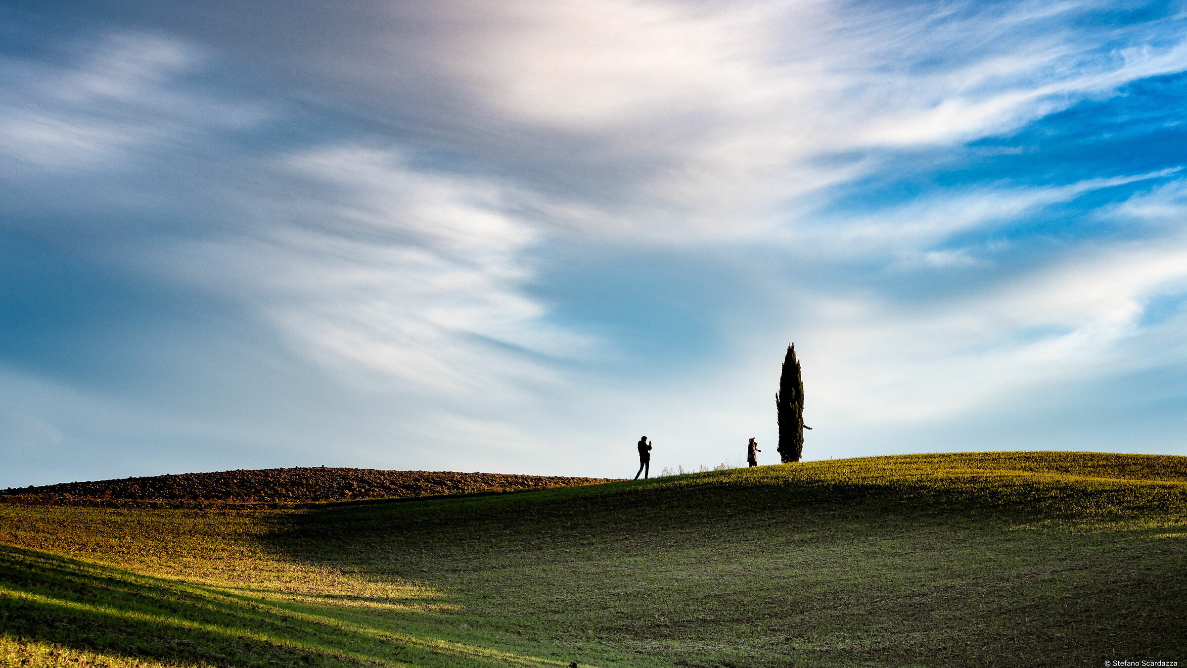 Shooting in Val d'orcia