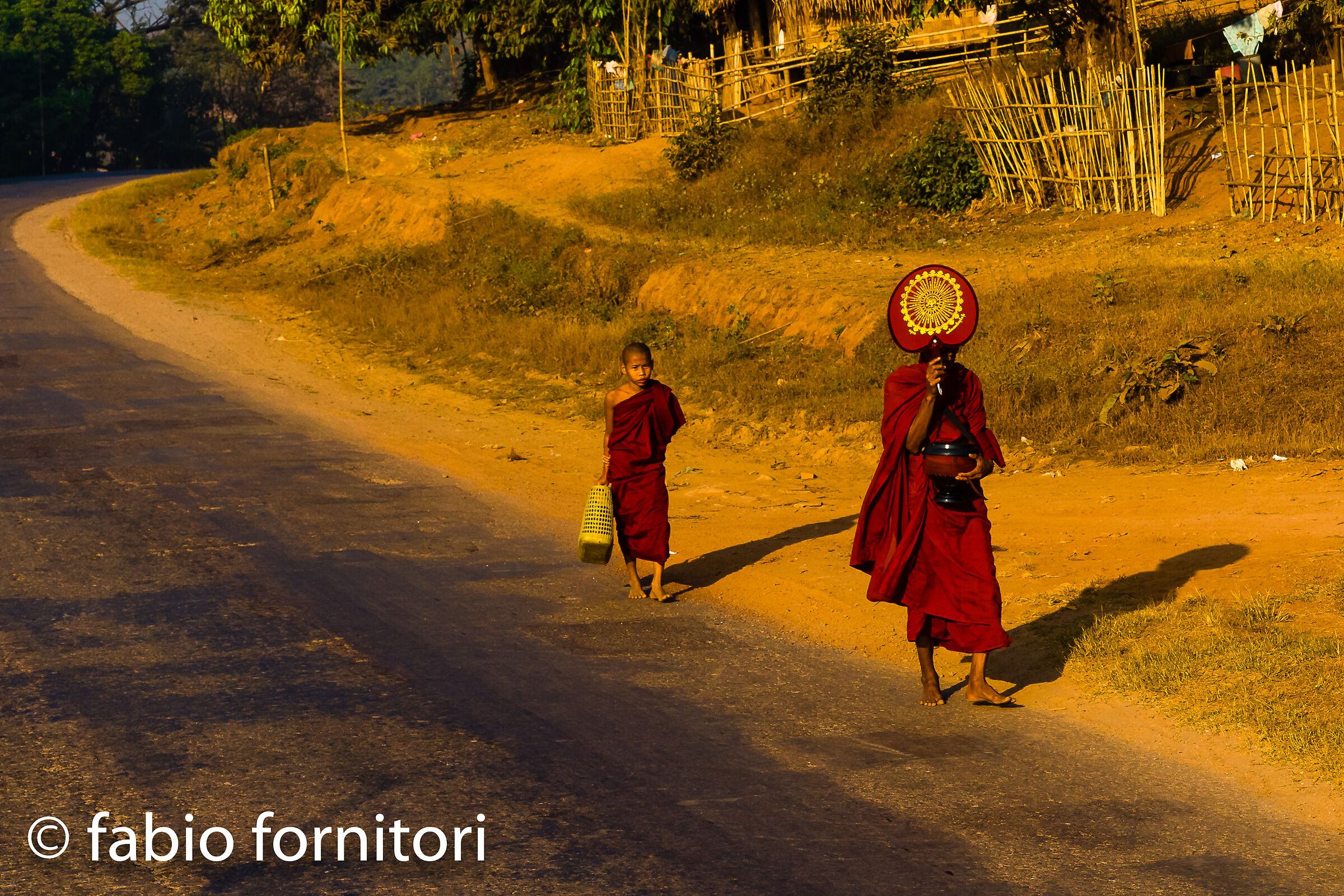 Burma by Bus 5 , Monks , Myanmar, 2009