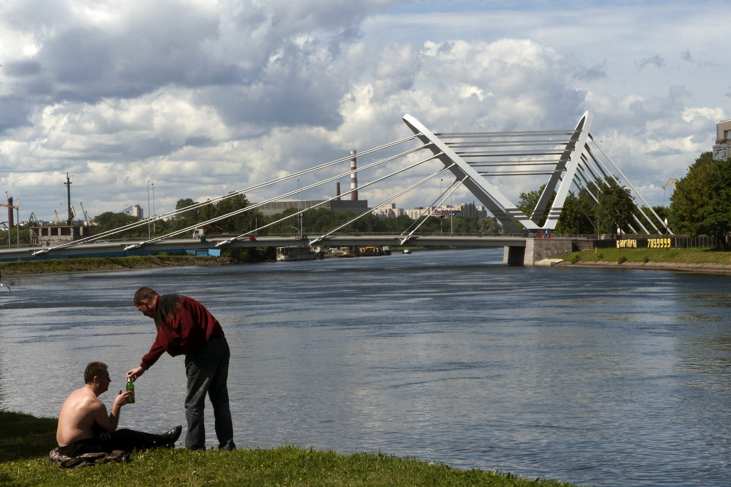 Scatti in libertà a San Pietroburgo. Sulla Neva.