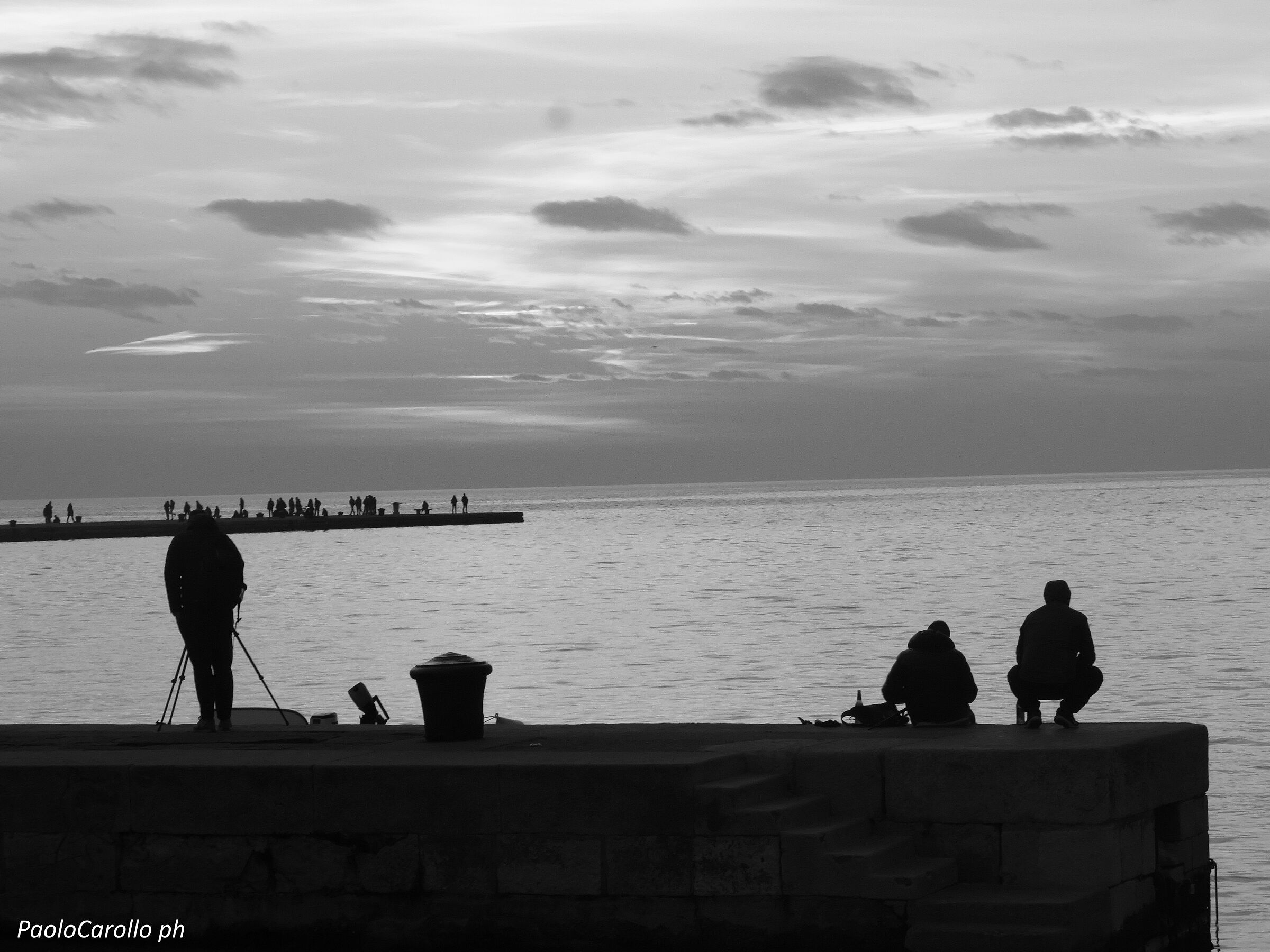Tramonto di marzo a Trieste