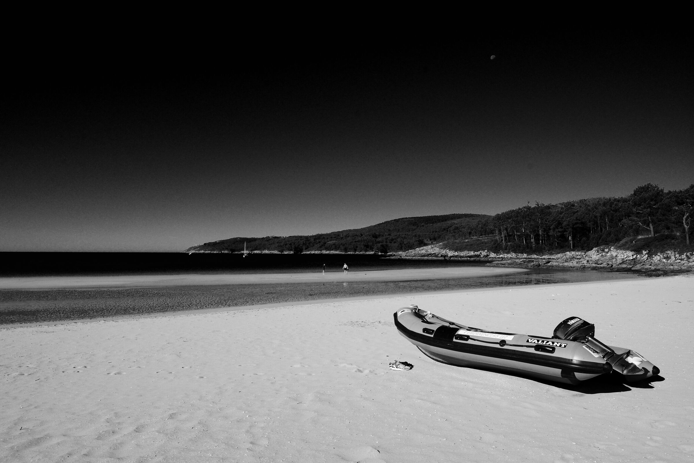 Spain beautiful north, beach near Finisterre