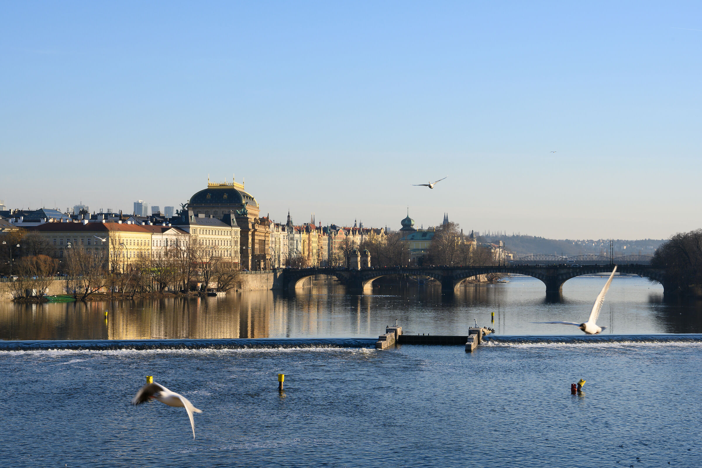 Vista da ponte Carlo-praga