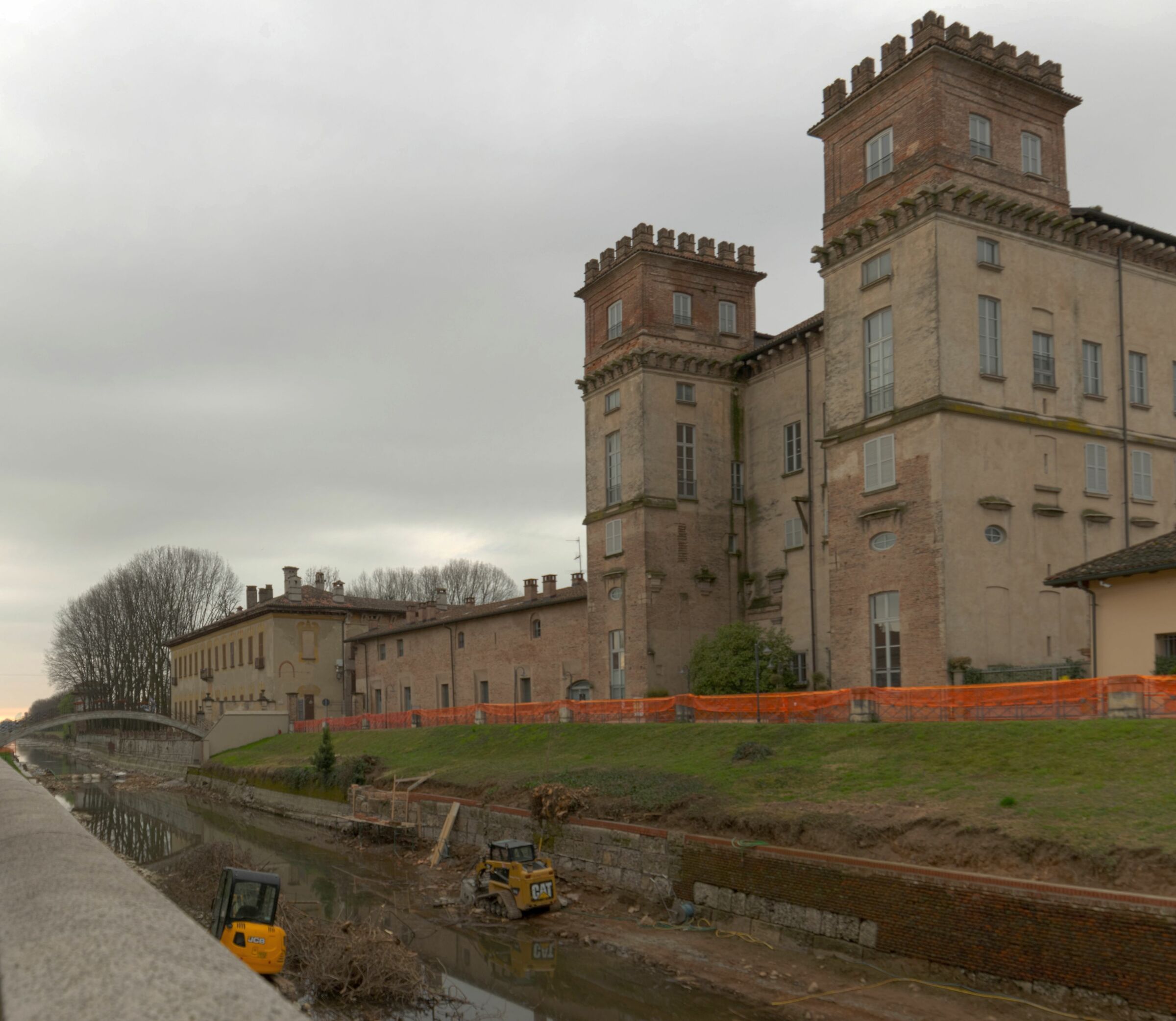 Scorcio del Naviglio in secca........