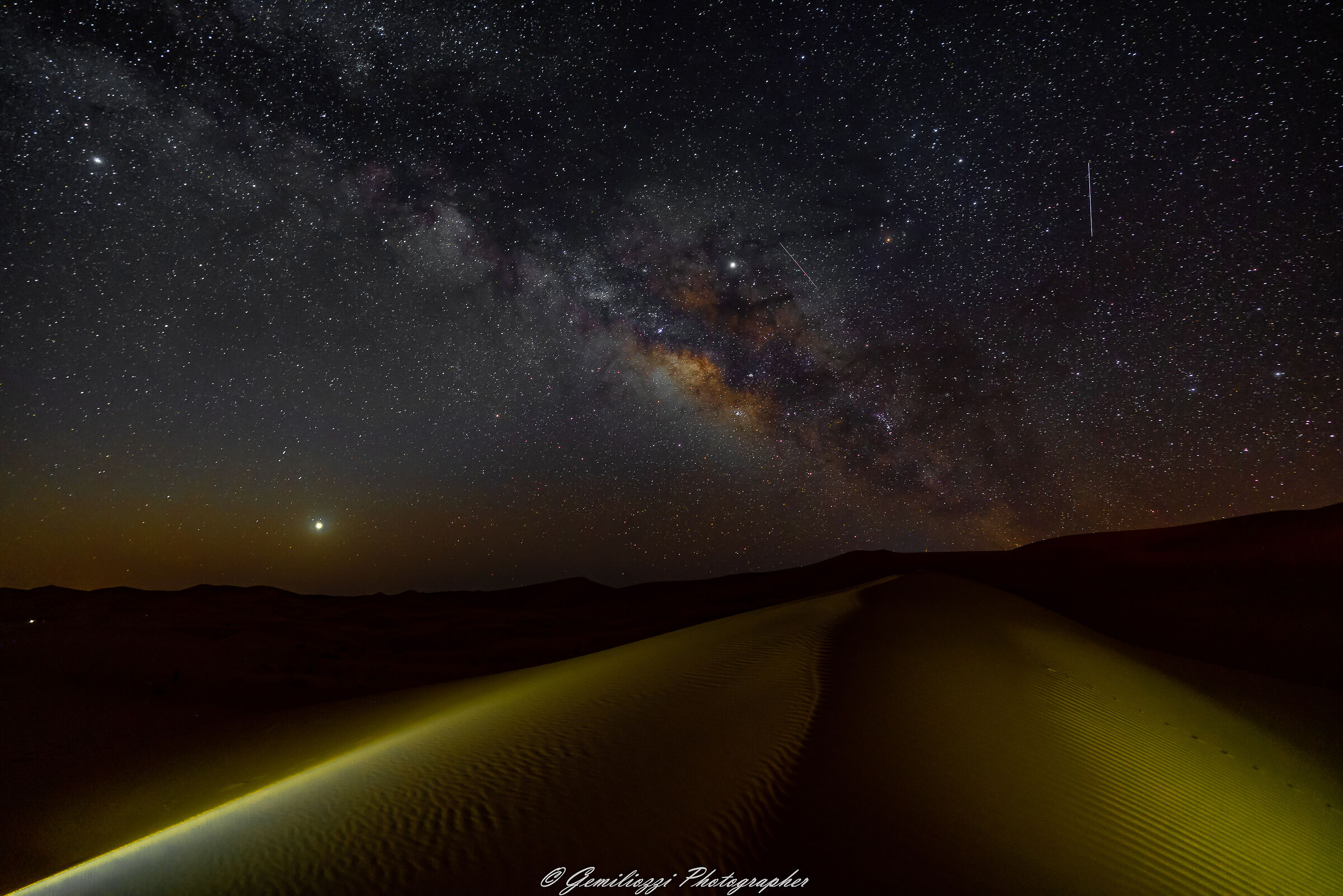 milky way-Desert