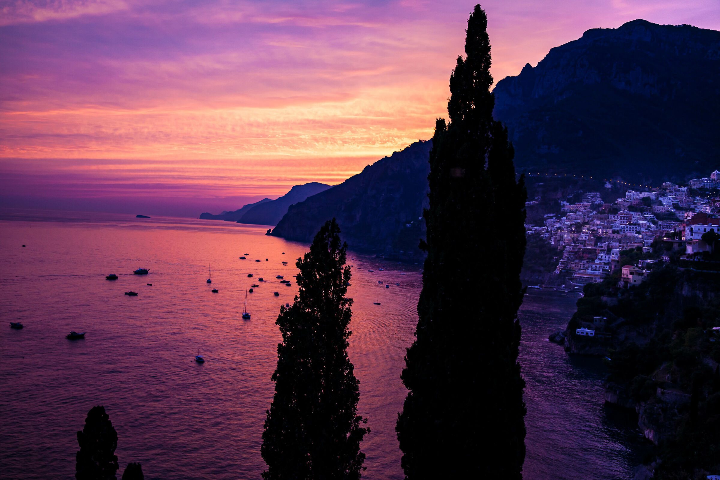 Tramonto a Positano