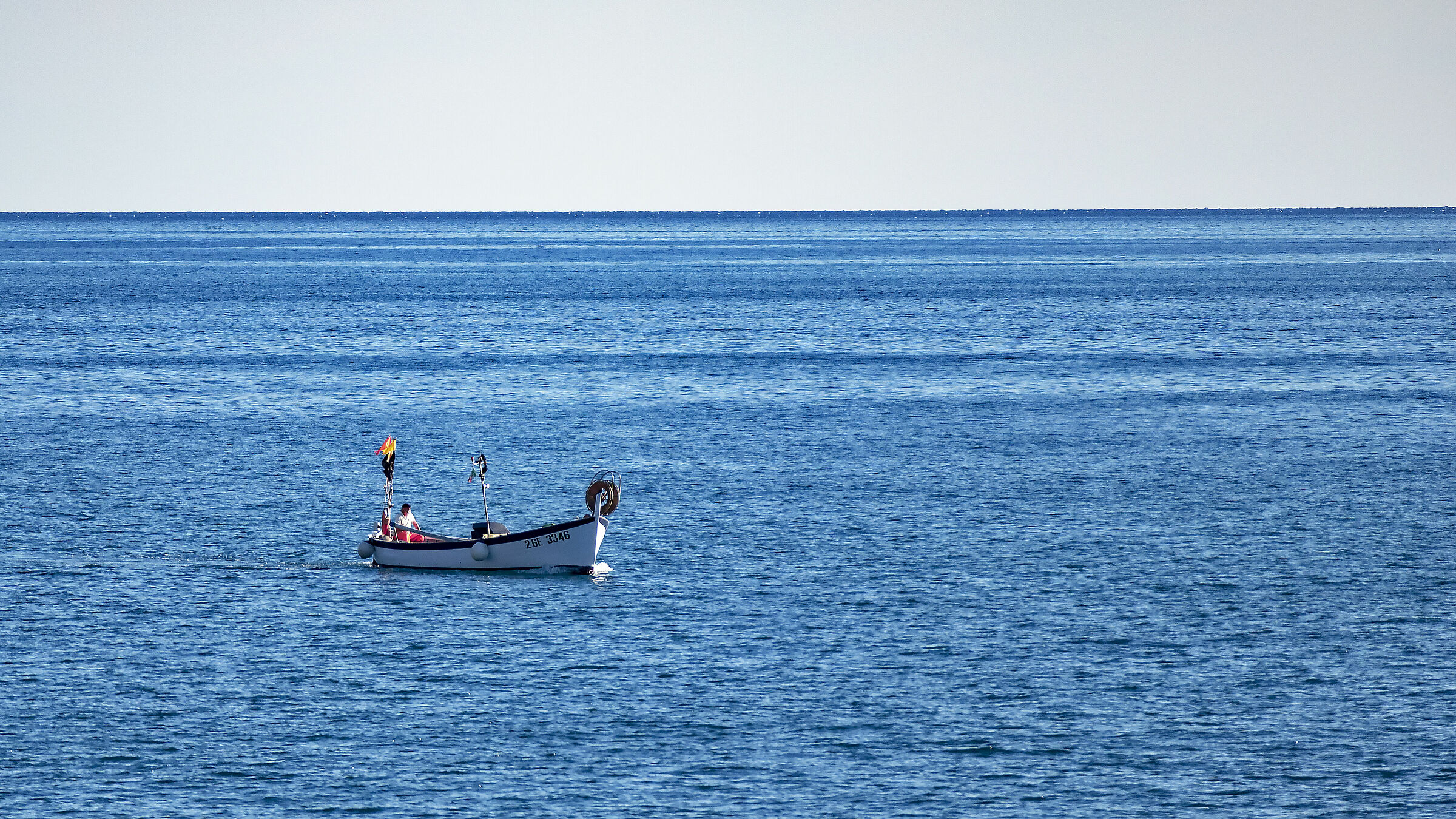 Quando il mare è una tavola blu