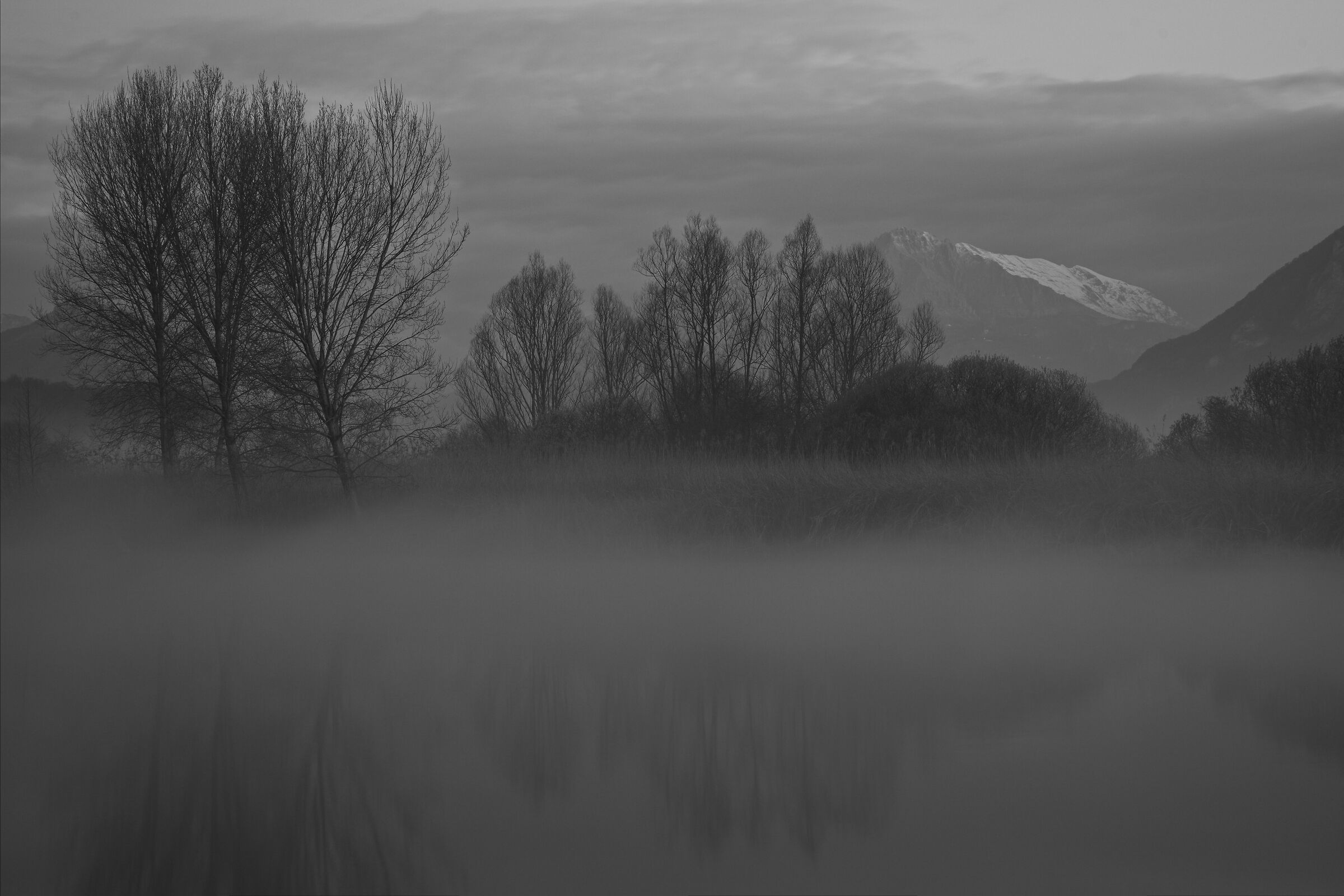 alba fiume adda B&N