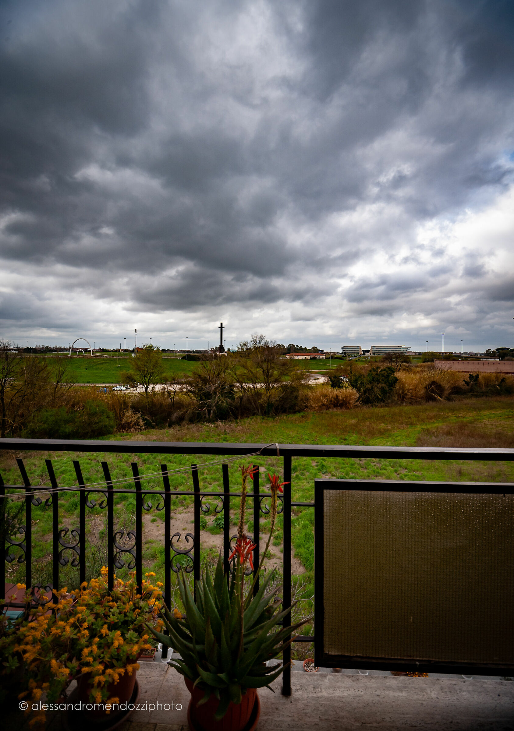Campus Tor Vergata from the balcony
