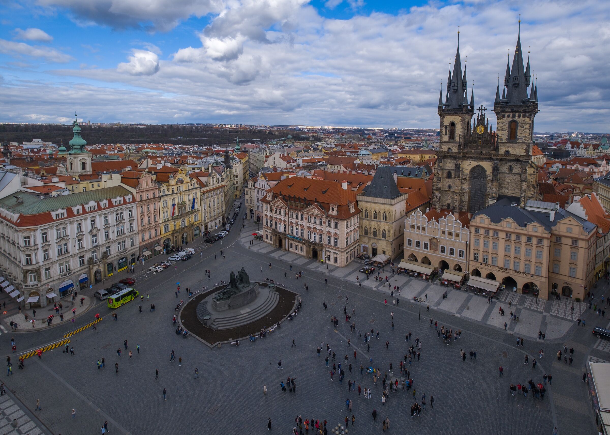 Old Town Square View from the top