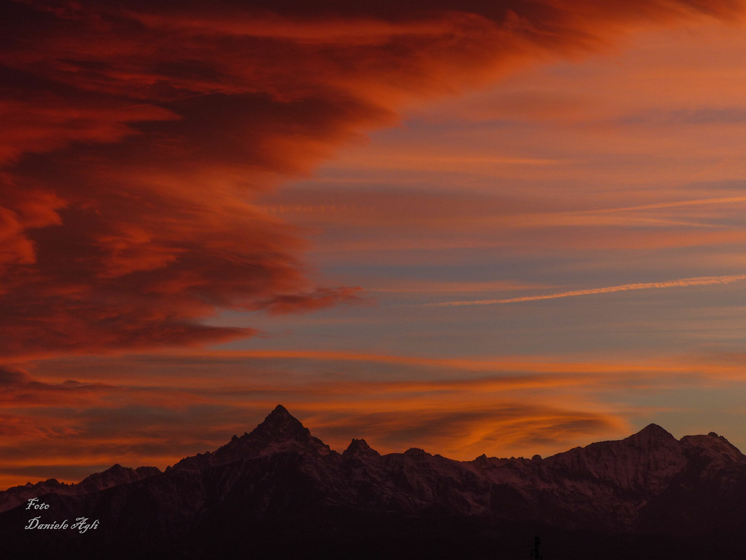 Monviso infuocato...
