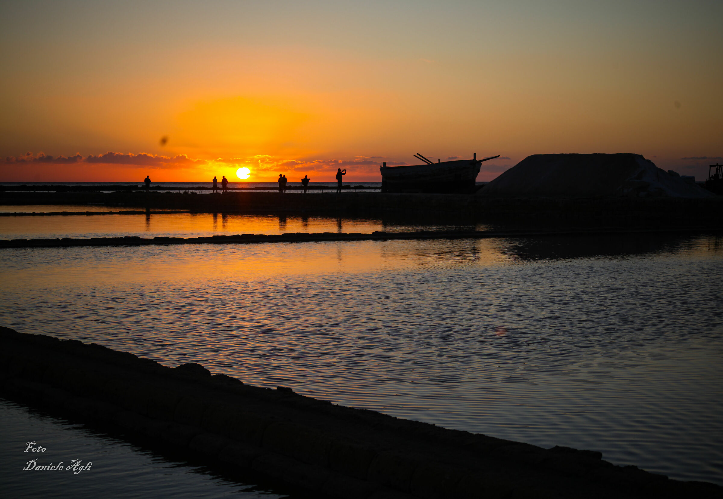 Tramonto alle Saline