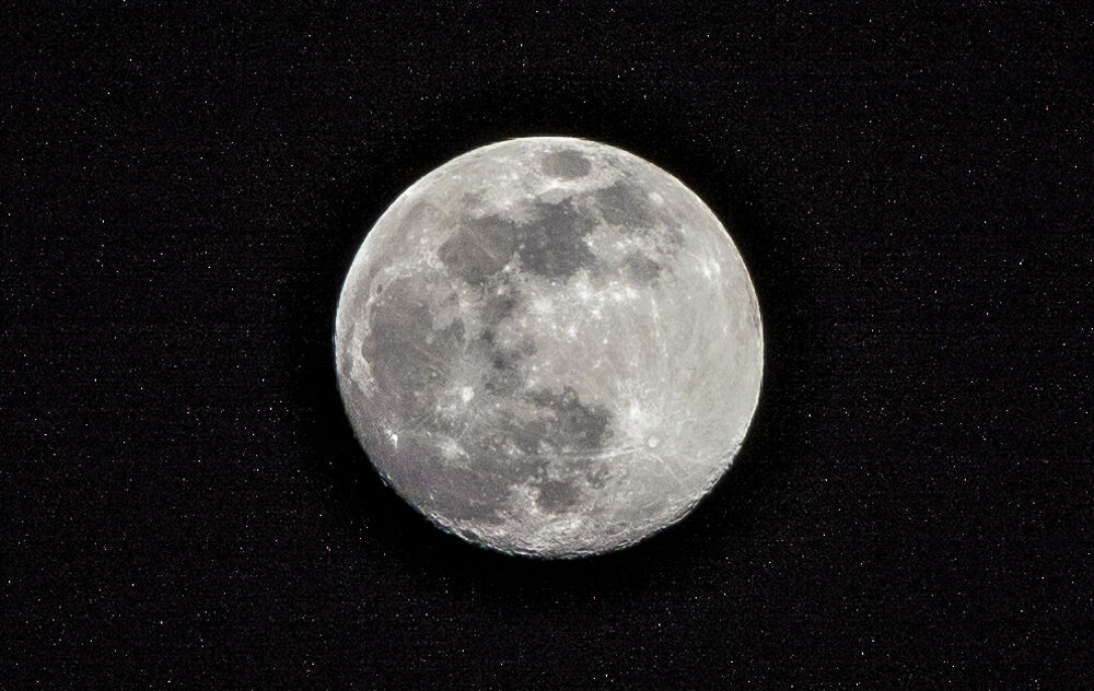 la luna di questa sera