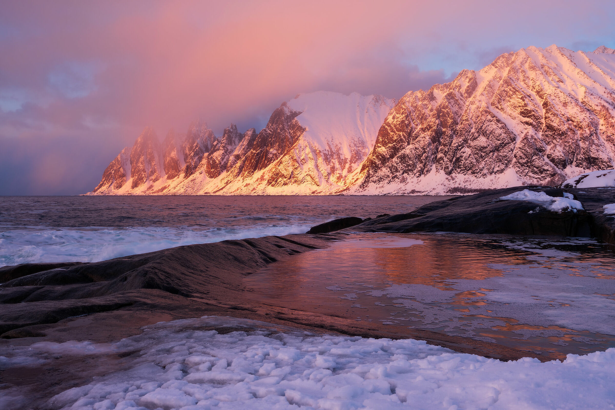 Mystic lights in Senja