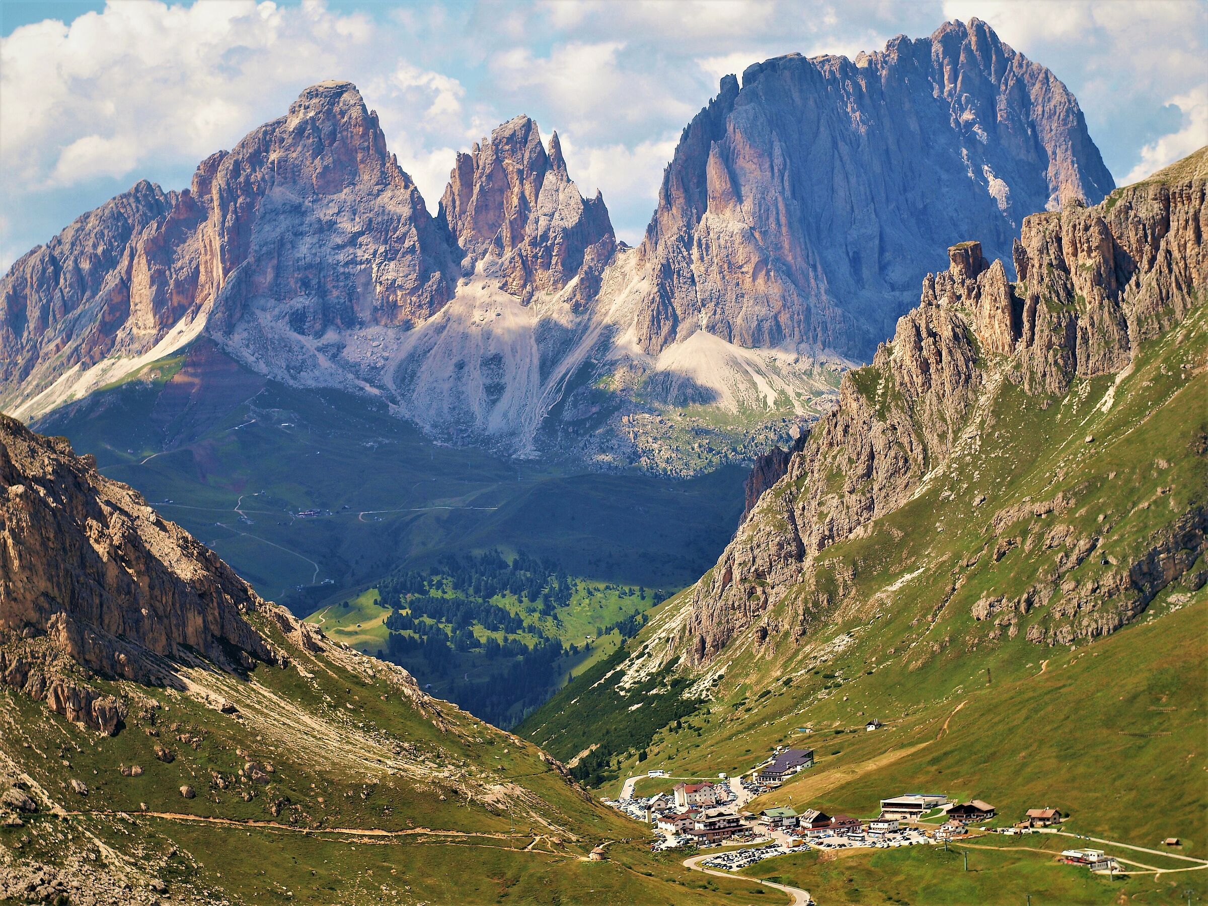 Pordoi Pass, Sassolungo, Five fingers, Sassopiatto