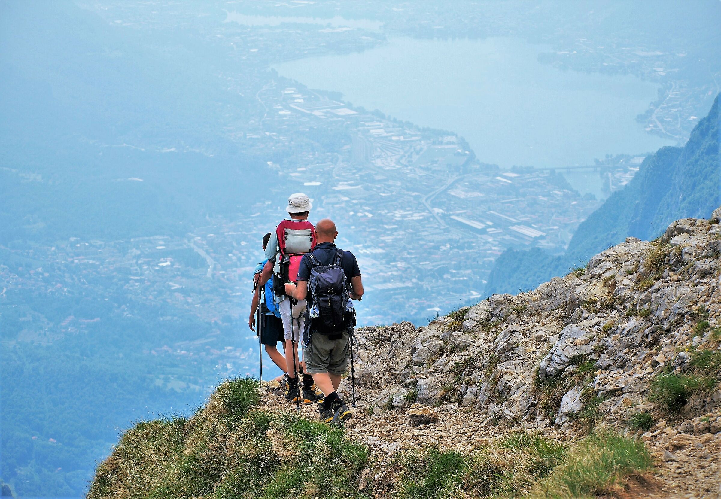 Descending from the Grigna