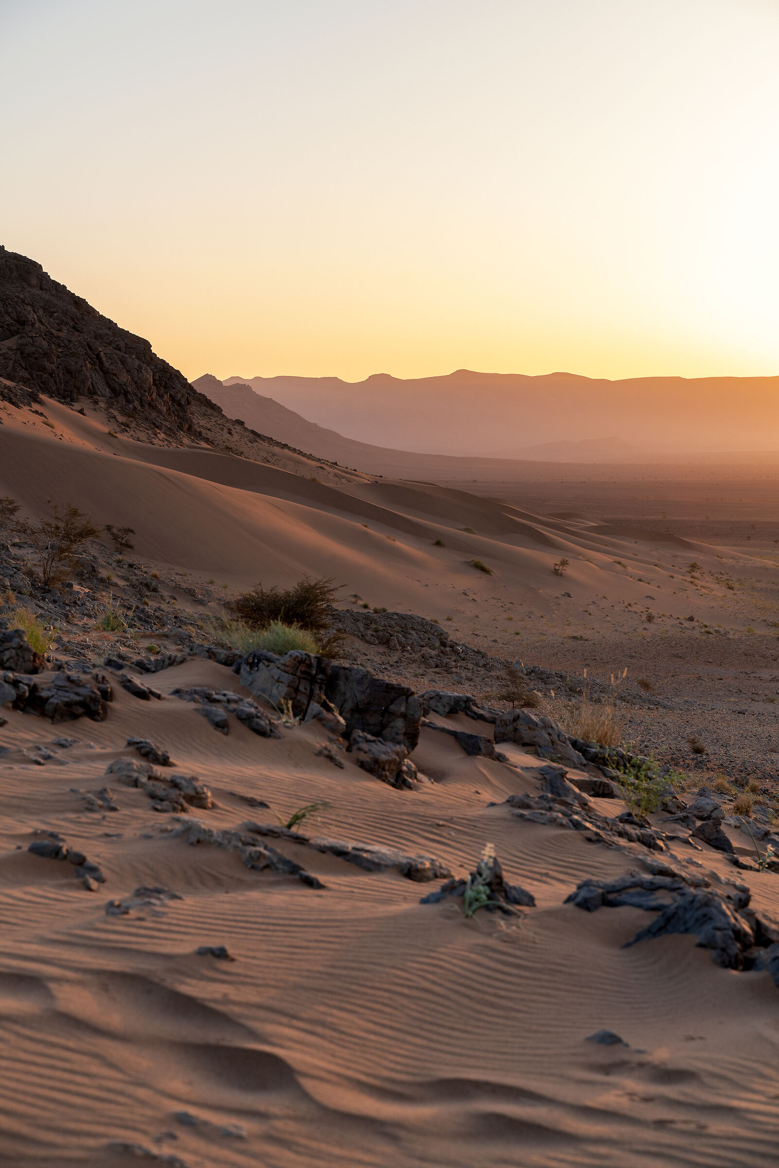Alba ai confini del Sahara