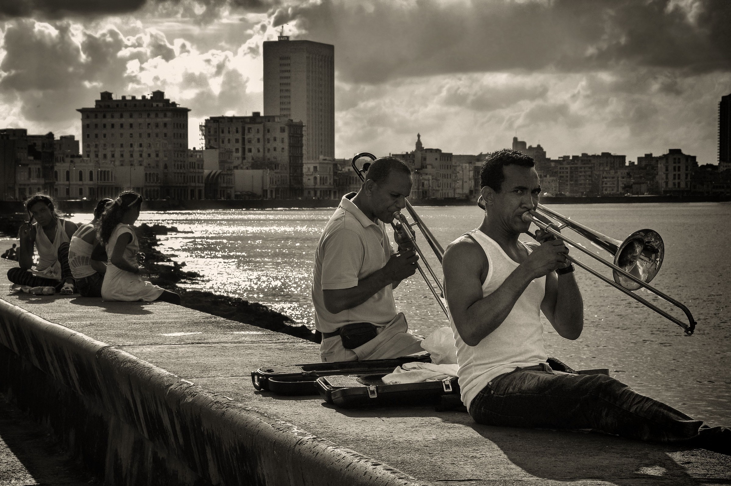 Musicians on the Malecon