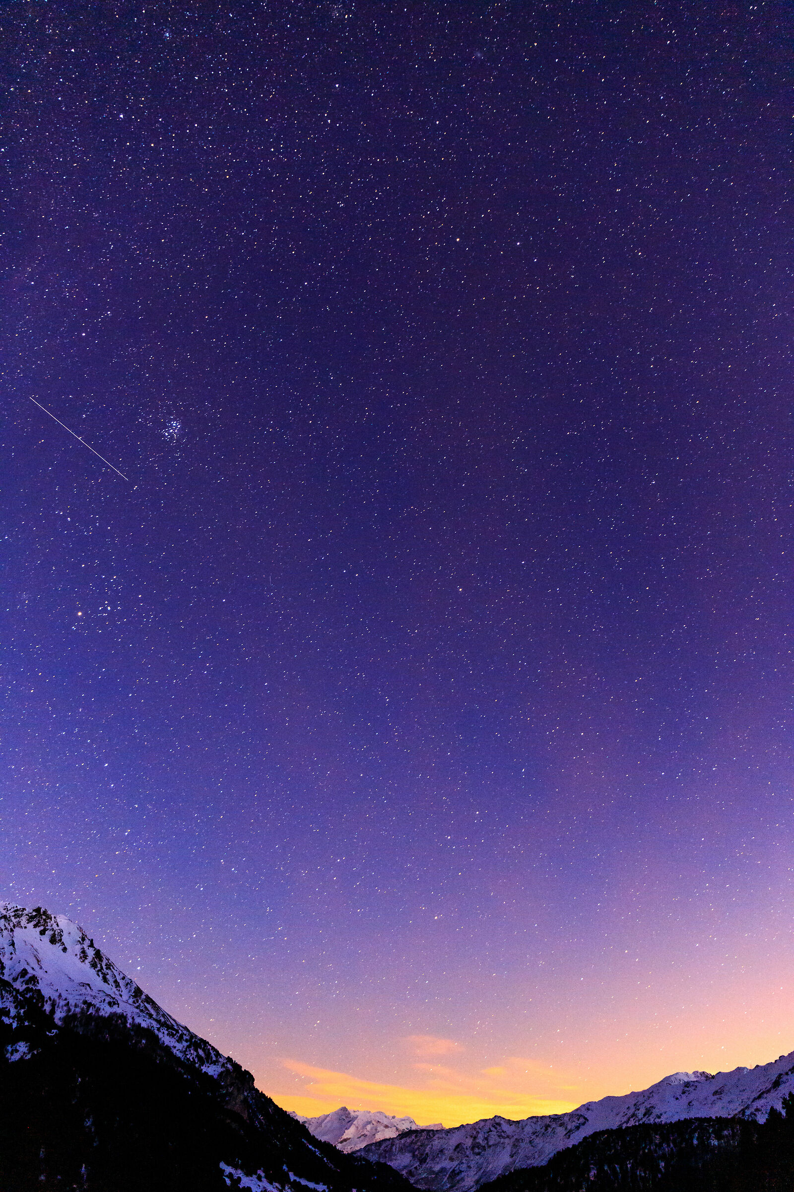 Sunset on the Passo del Lucomagno
