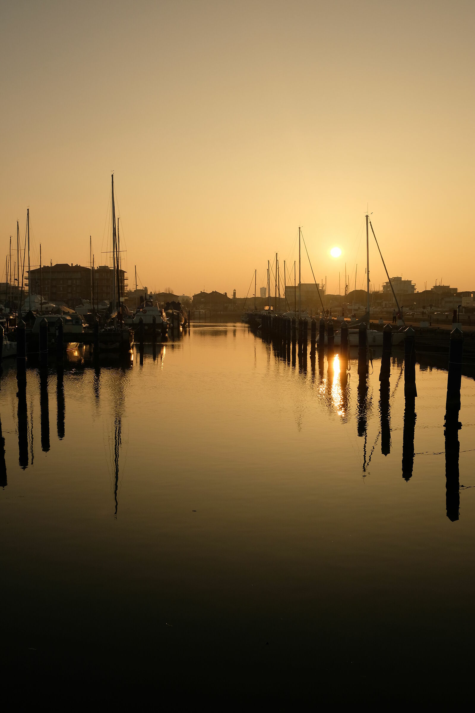 Sunset in Cervia
