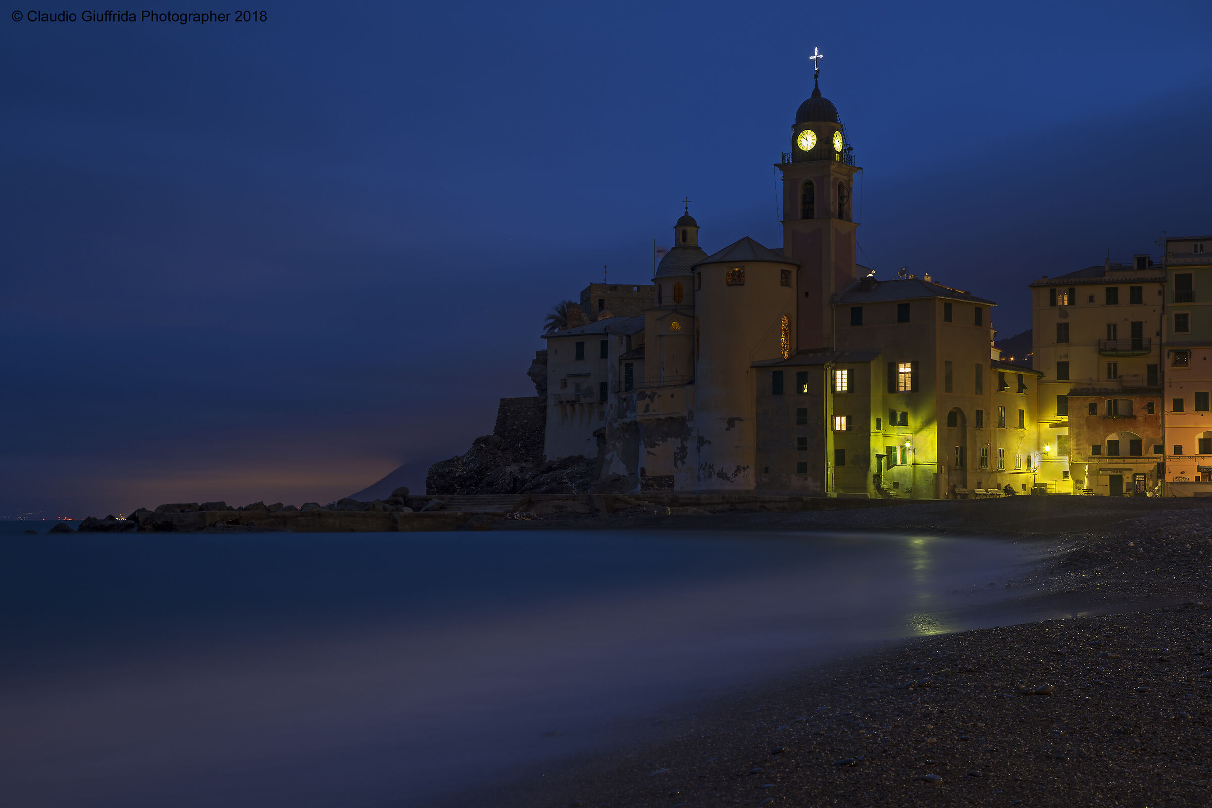 Camogli at Nightfall