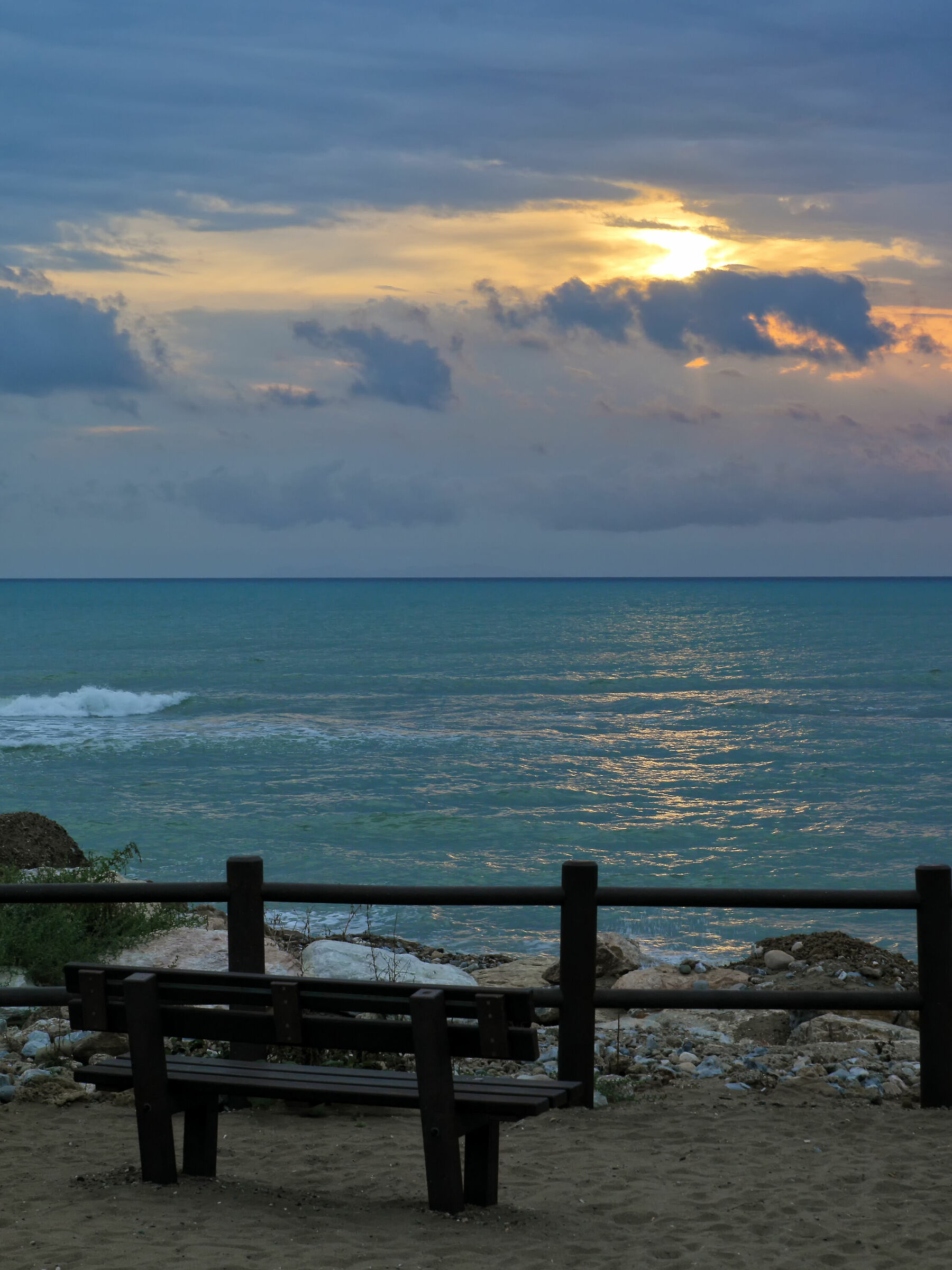 The Bench of the sunset