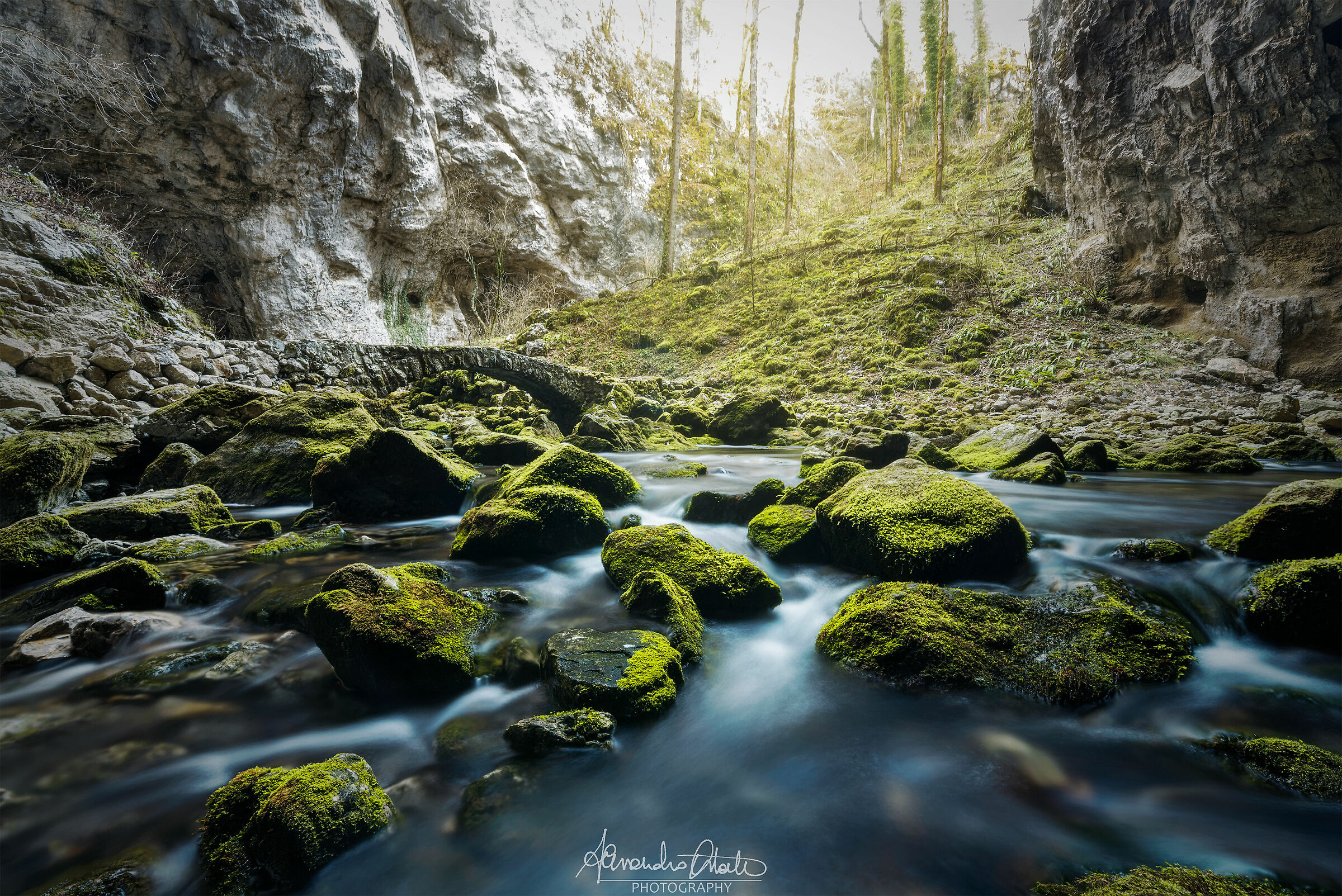 Rakov Škocjan Ikl Small bridge.