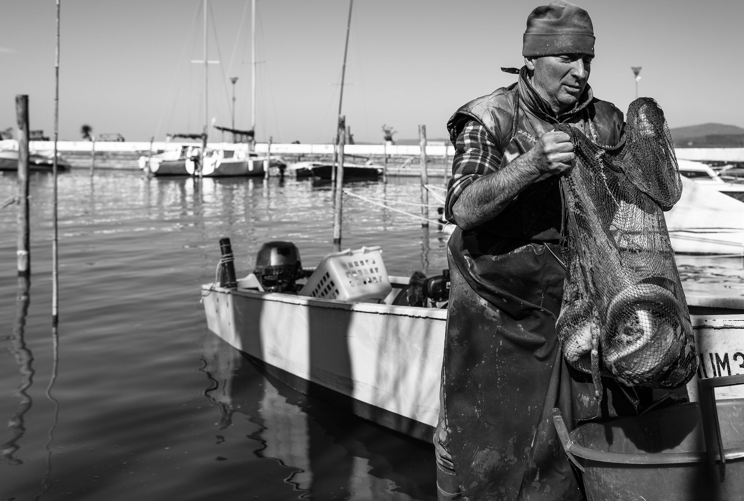 Pesca sul Trasimeno - Capitoni