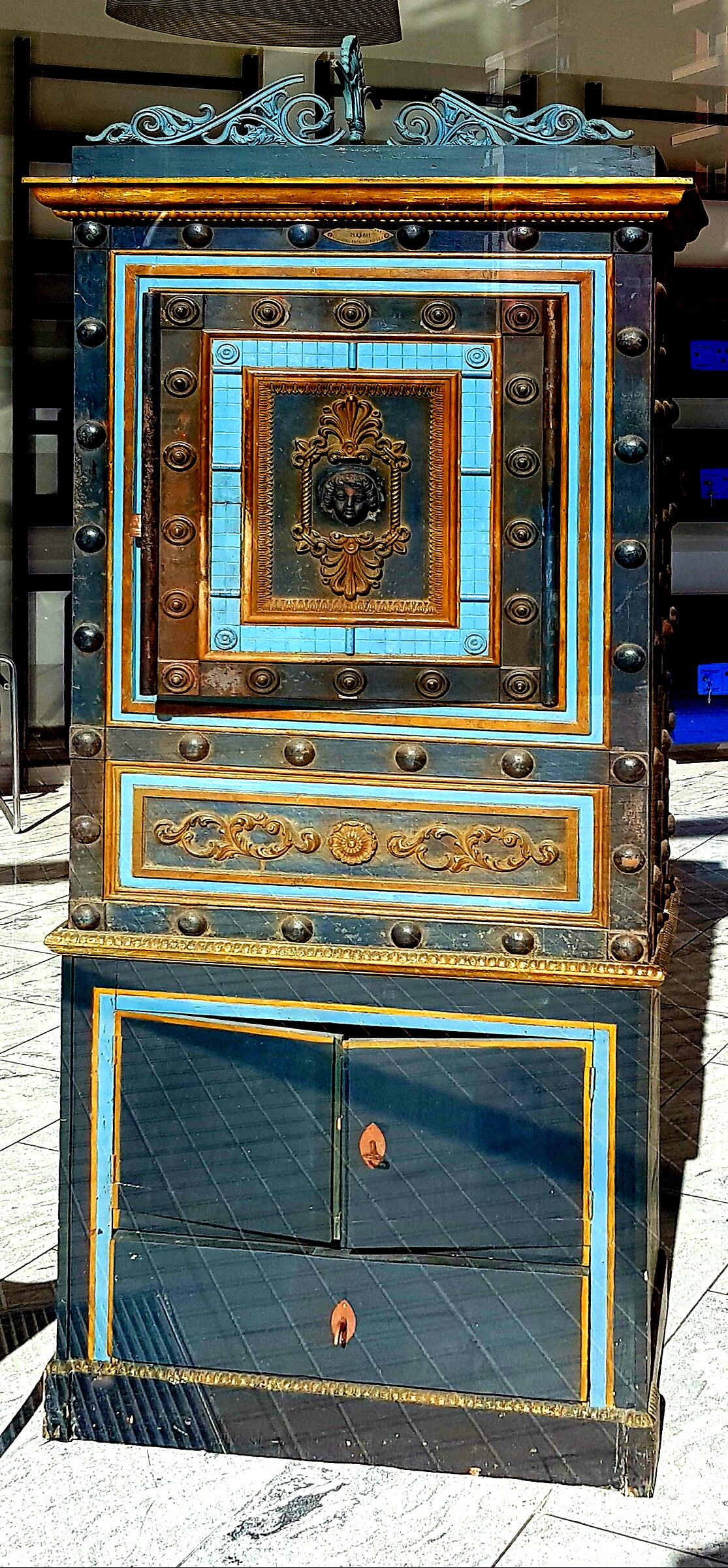 Antique Safe in the window