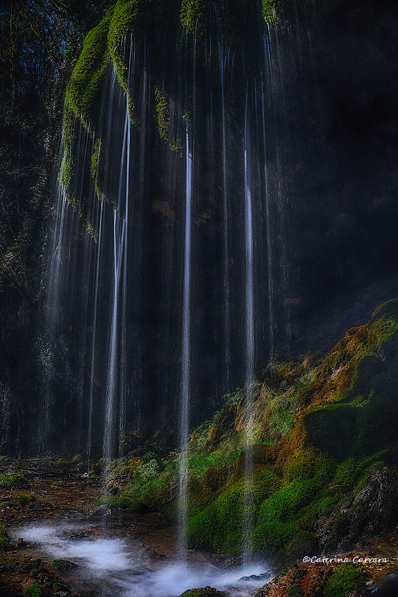 Waterfall in the green