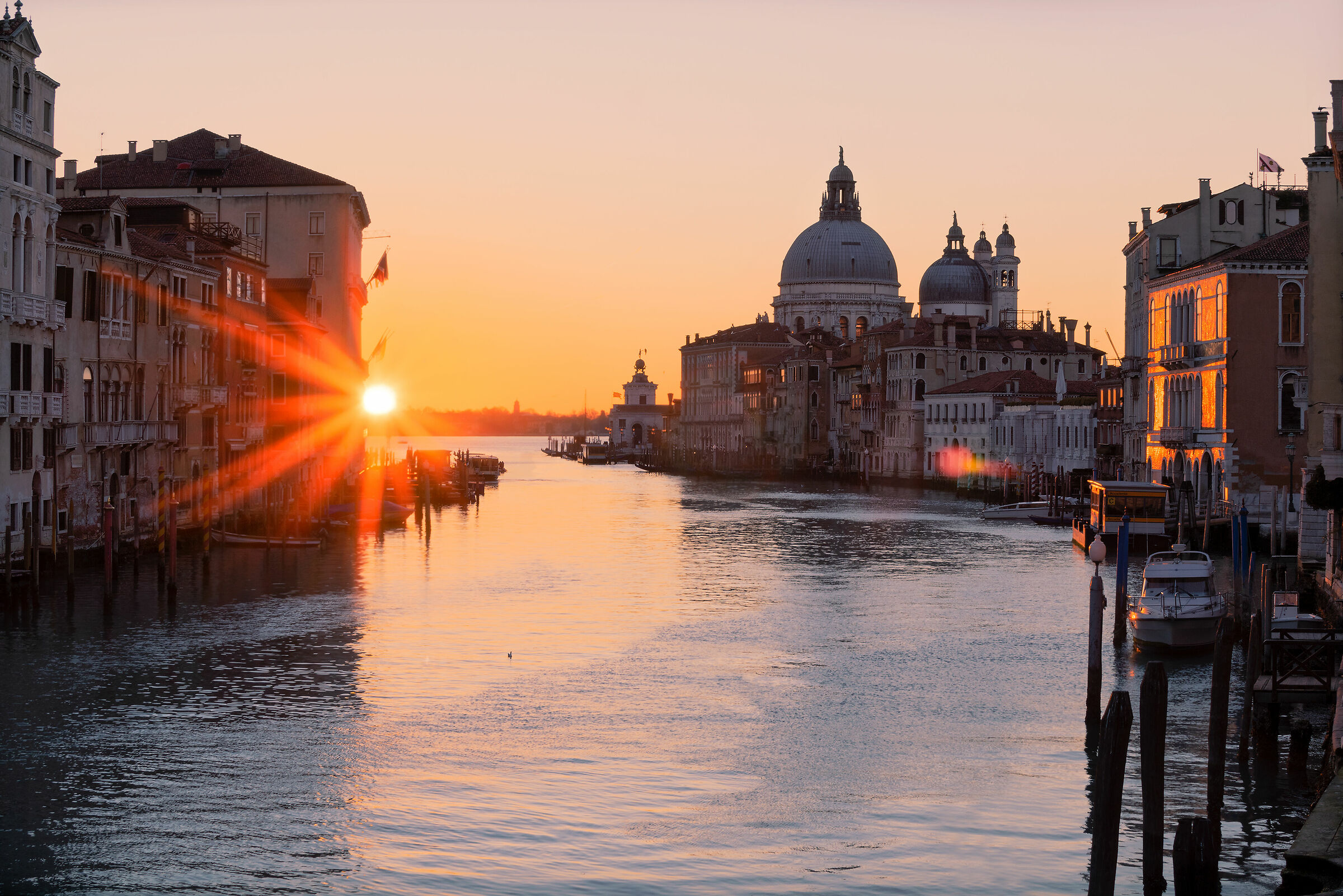 Sunrise at the Bridge of the Academy