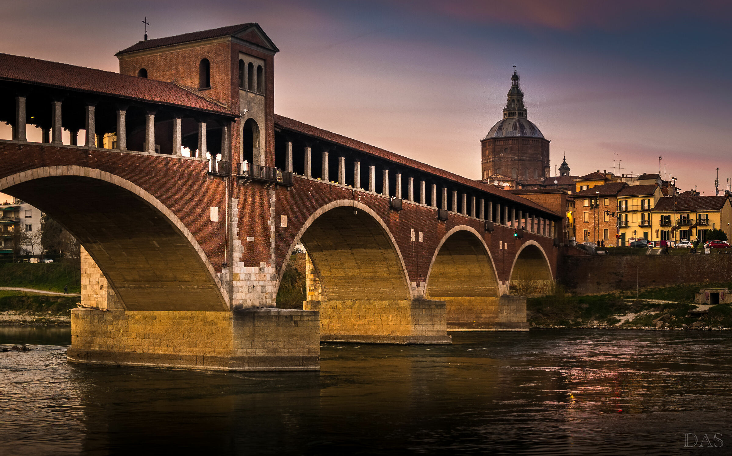 Pavia The Covered Bridge 3