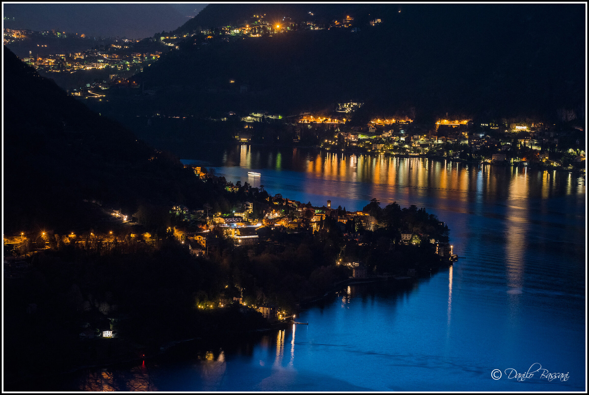 Blue Hour on Lake Como