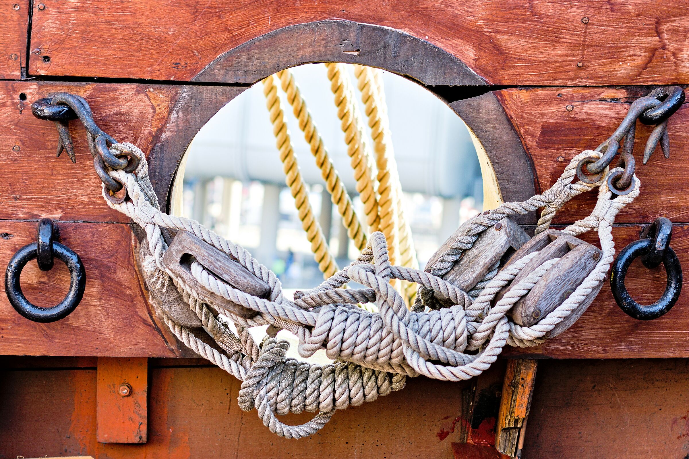 Sul Galeone per il film Pirati di Roman Polaski