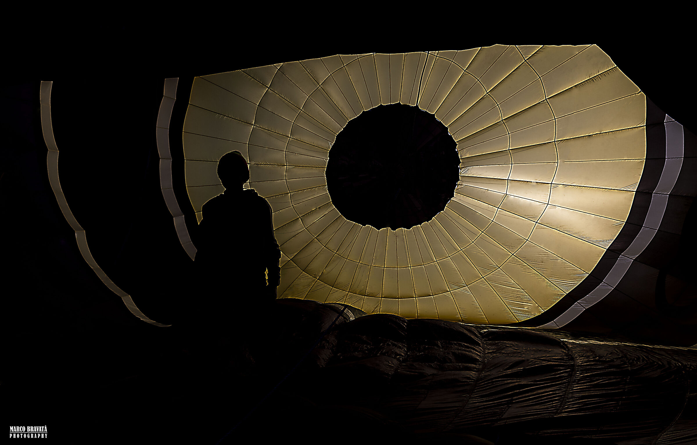 Nell'occhio della mongolfiera