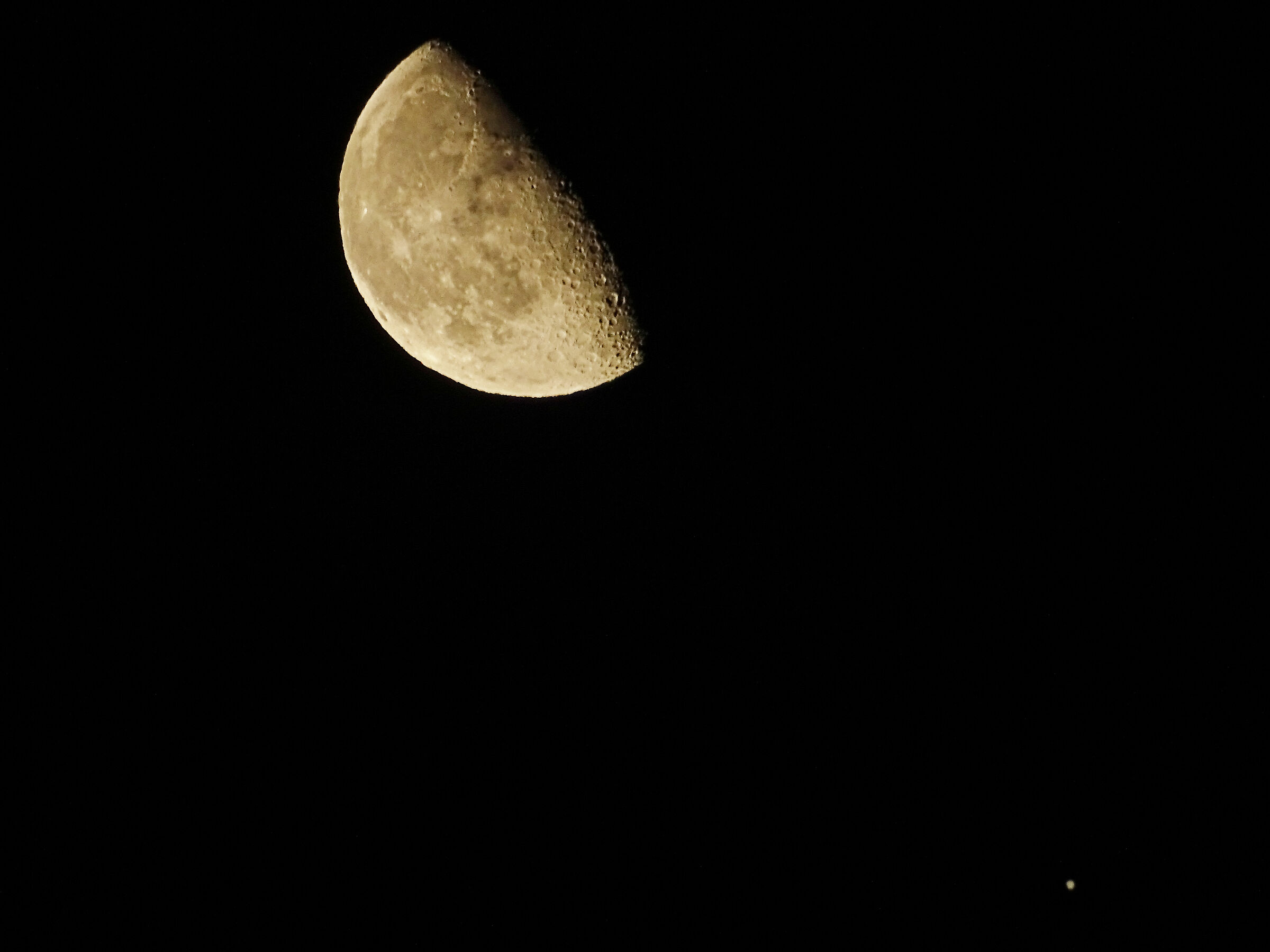 Luna All-last quarter with Jupiter