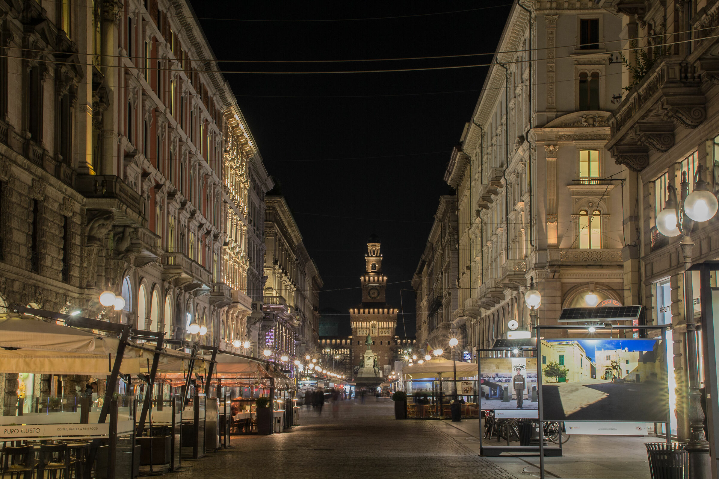 Milano - Via Dante/Castello Sforzesco