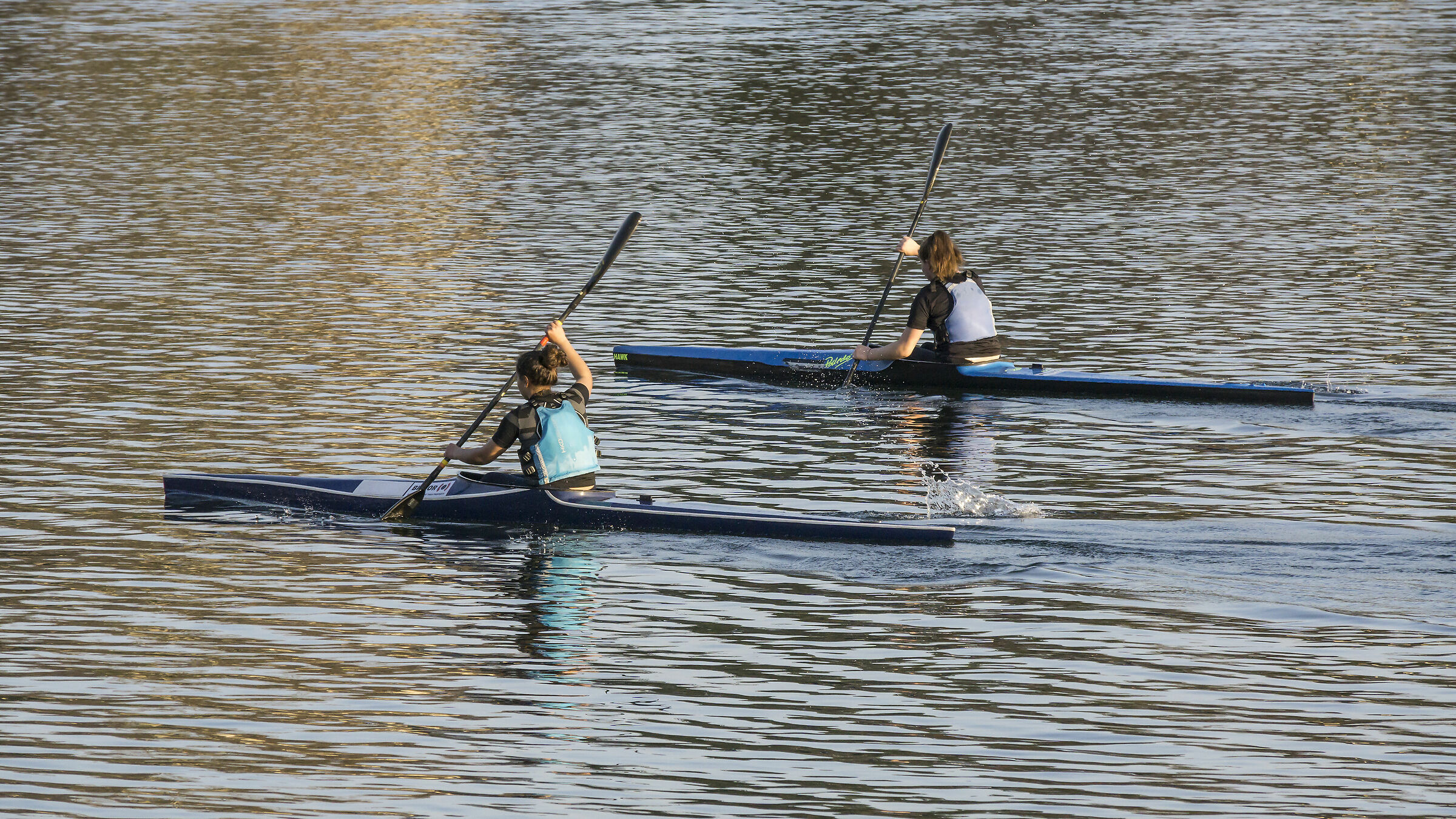 Canoers in training on Ticino-1