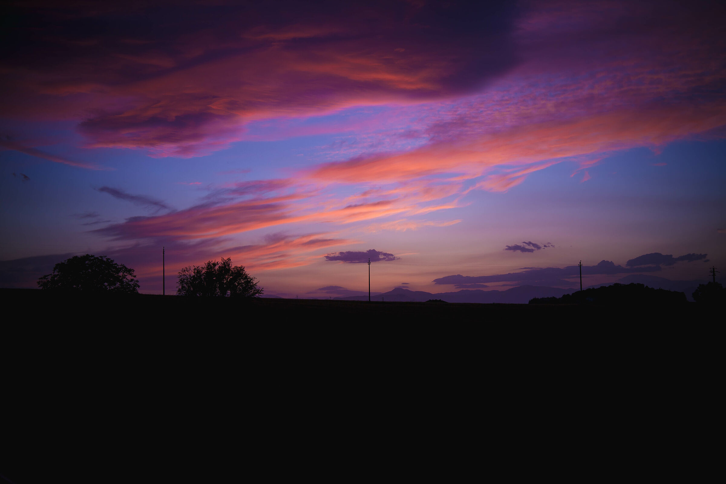 Tramonto dal mio habitat