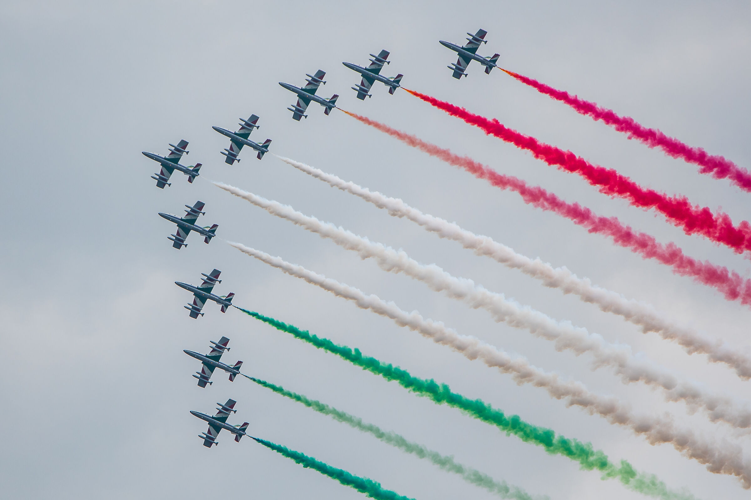 Frecce Tricolore per il Gran Premio d'Italia