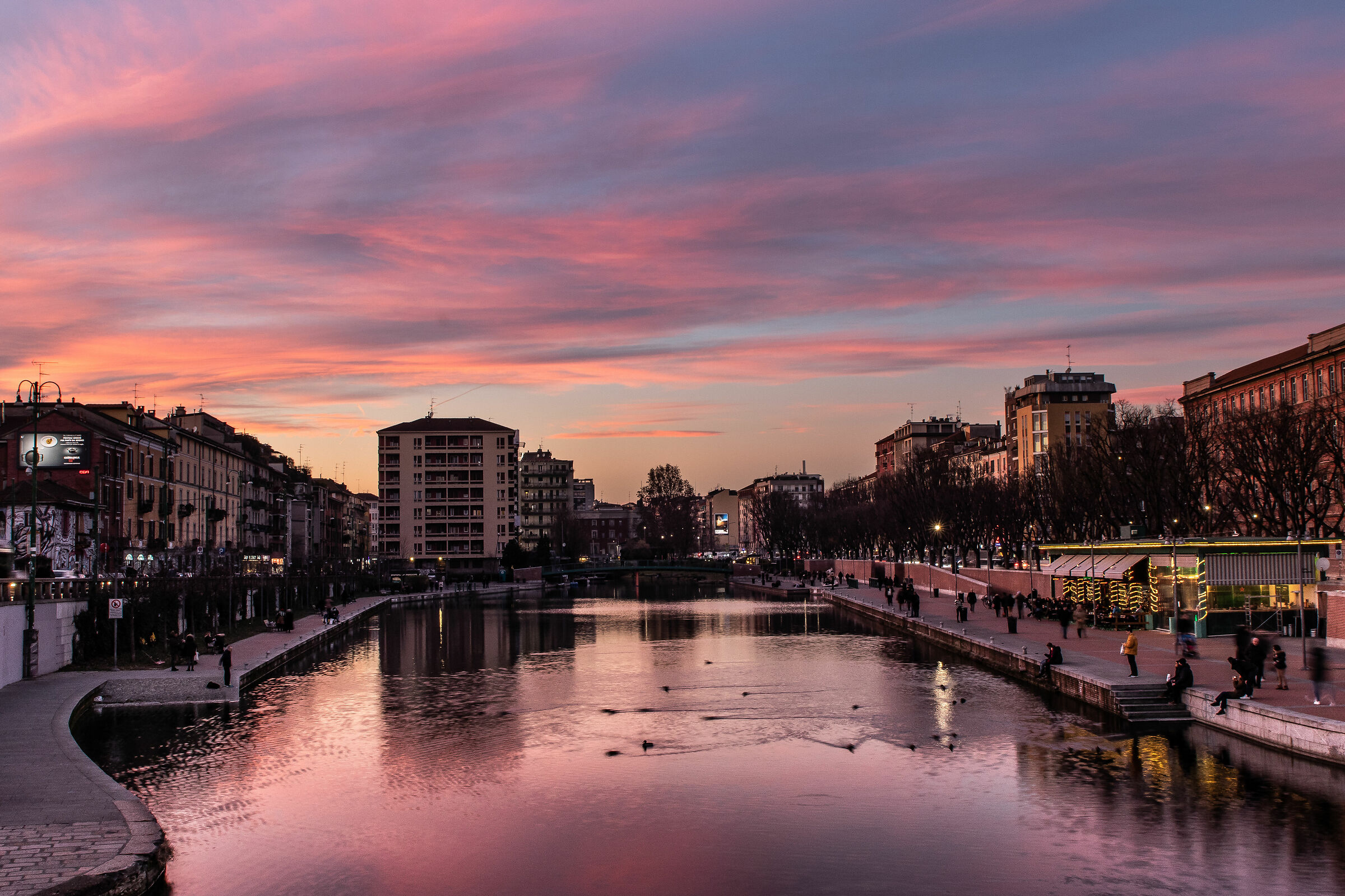 Milano - Darsena al tramonto