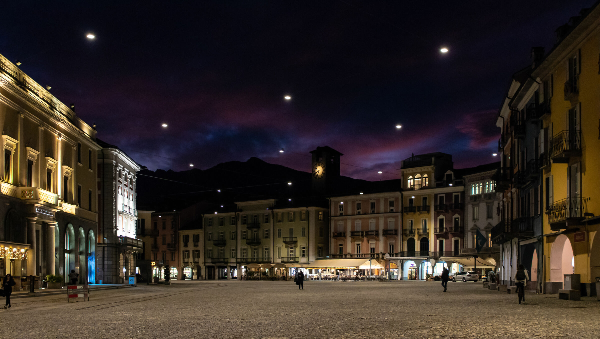 Locarno - Tramonto in centro