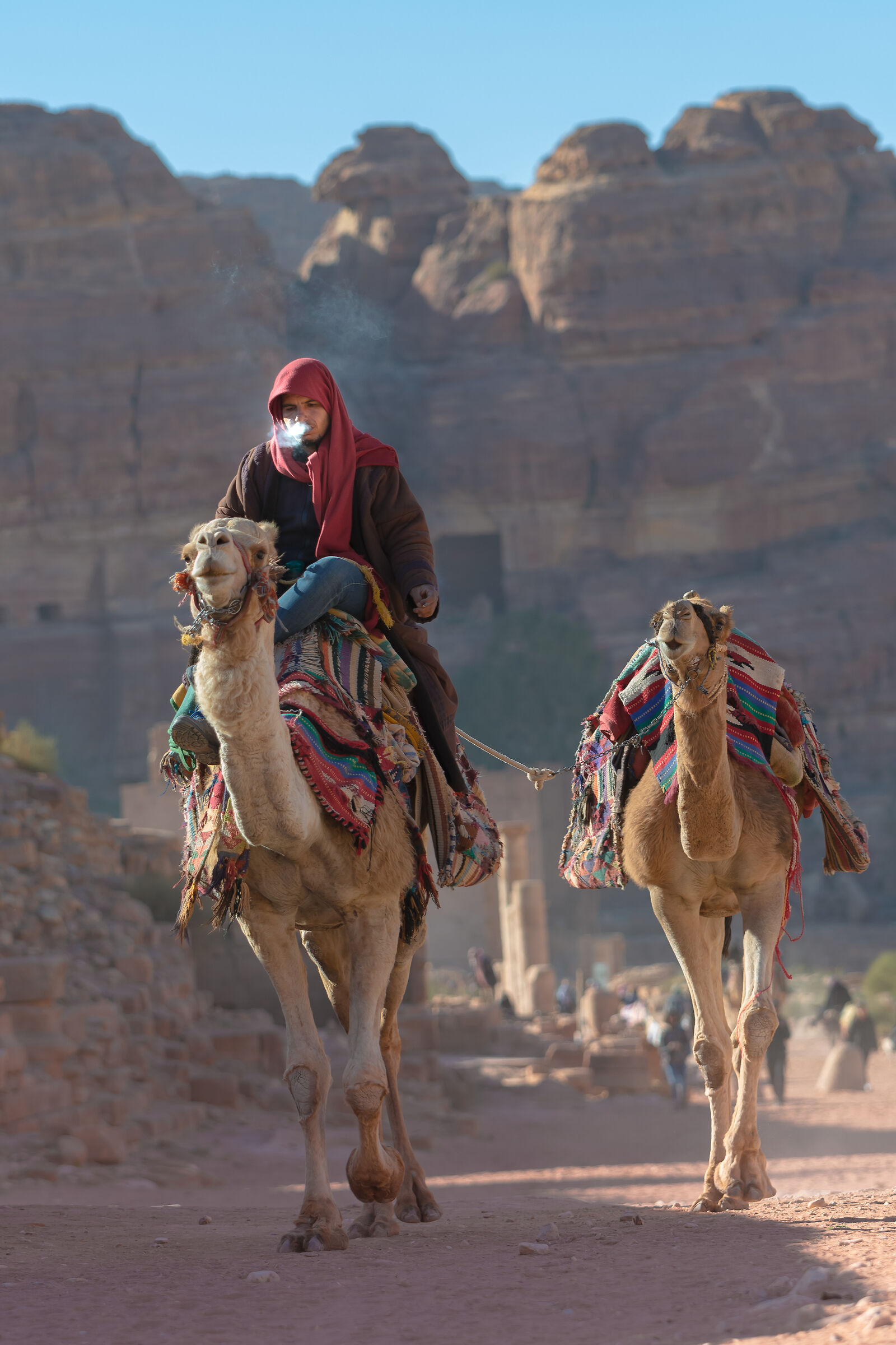 Typical Taxi in the village of Petra