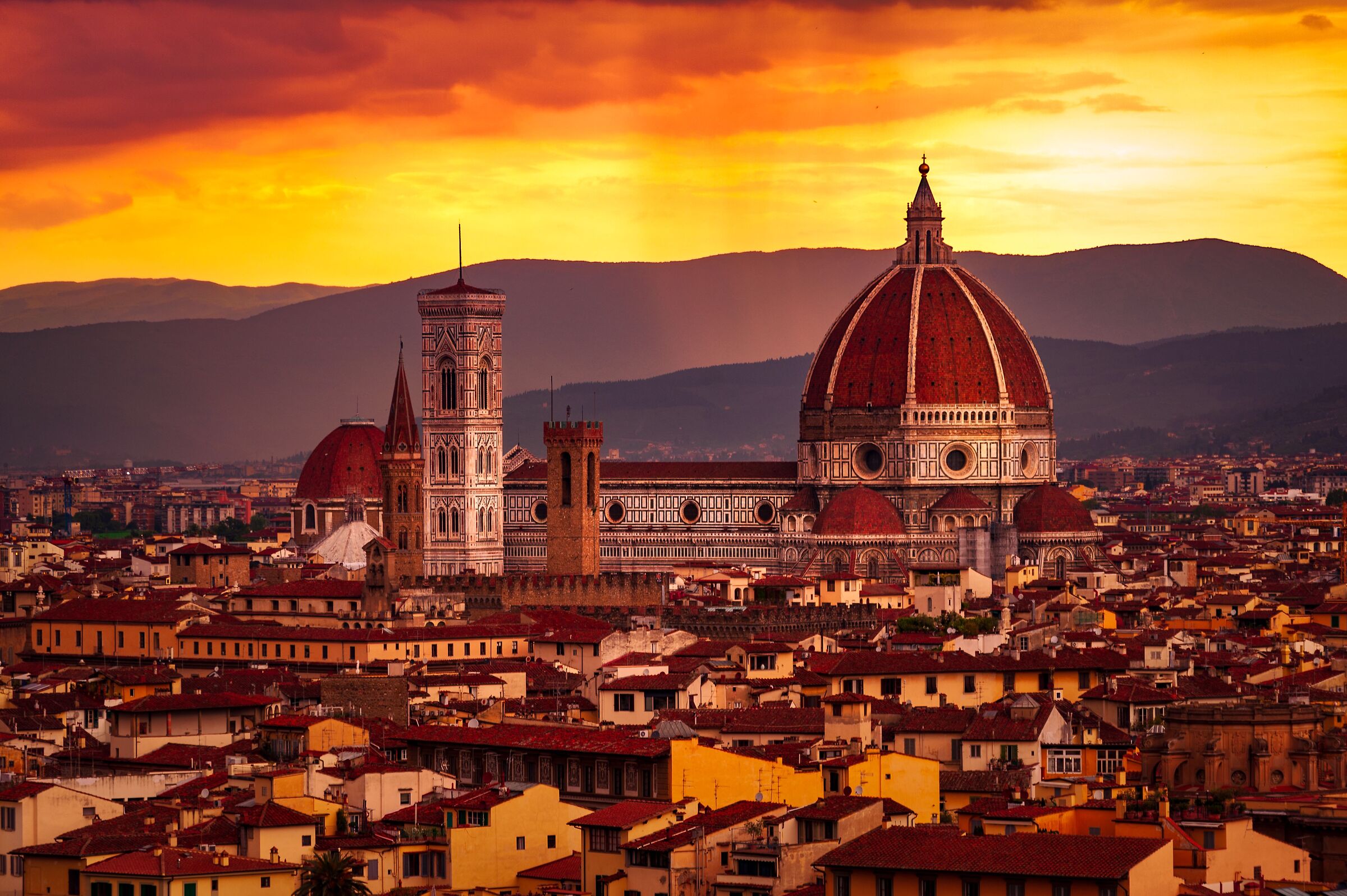 Sunset in Florence