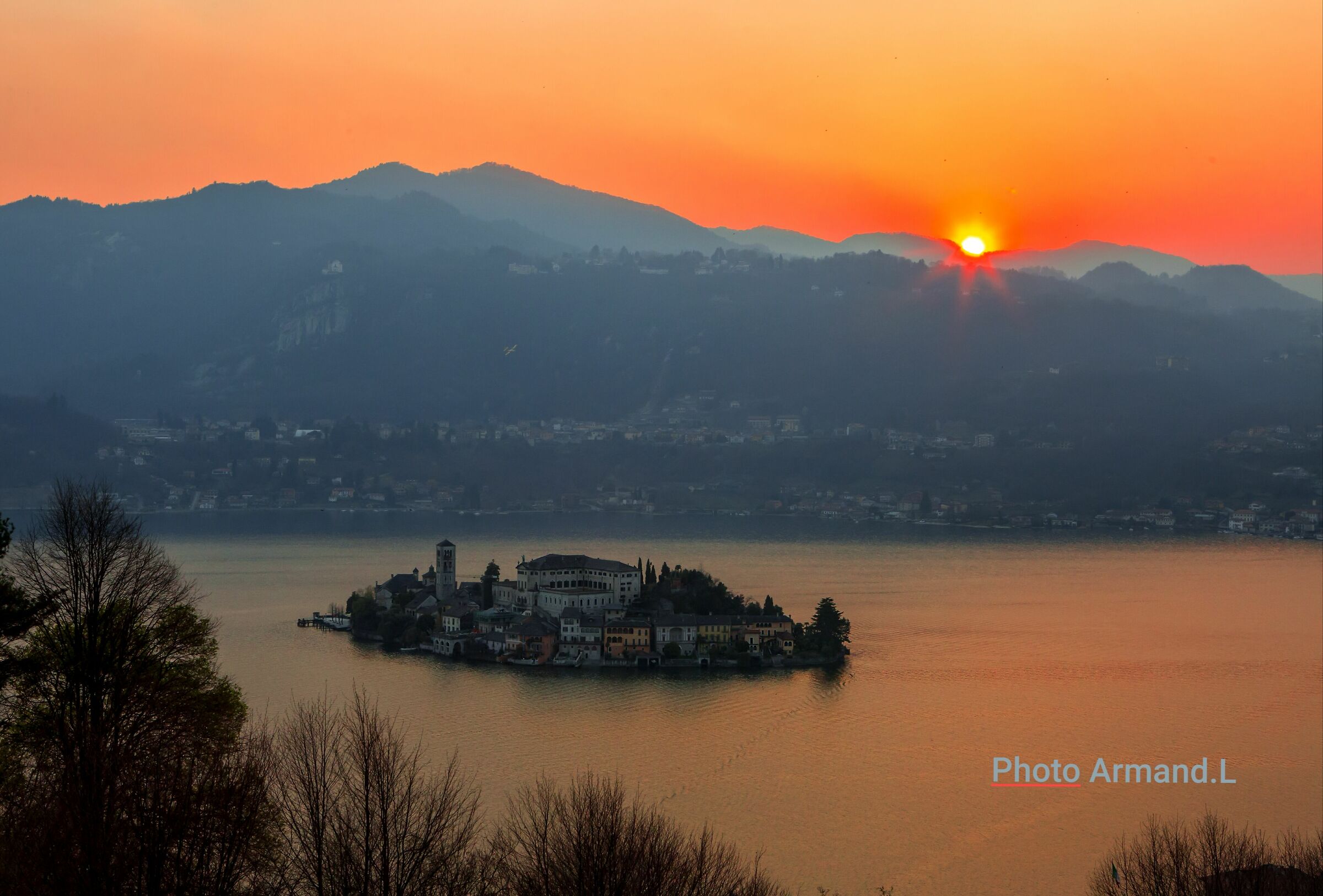 Island of San Giulio Sunset