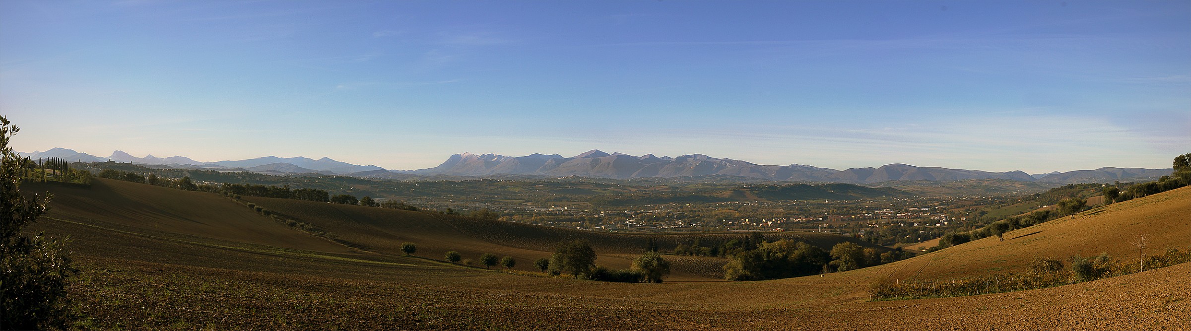 I monti Sibillini visti da Macerata