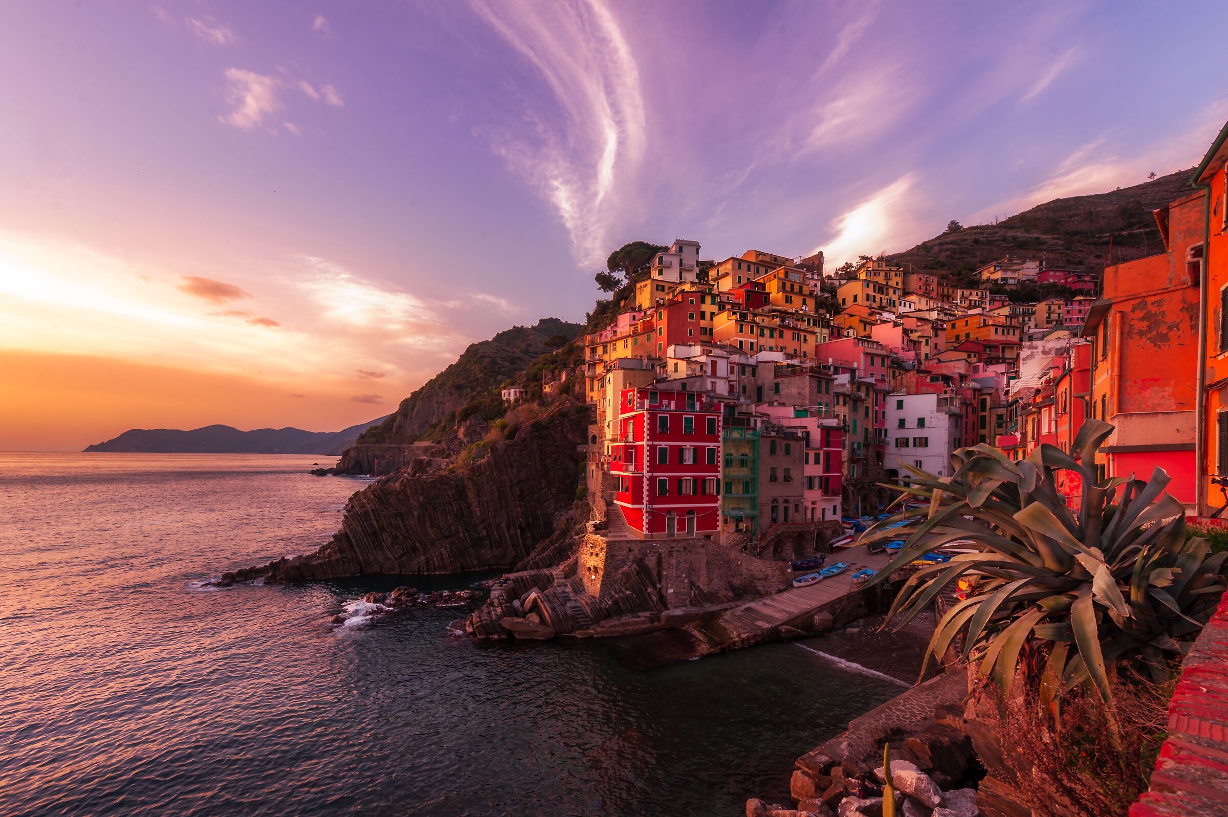 Sunset in Riomaggiore