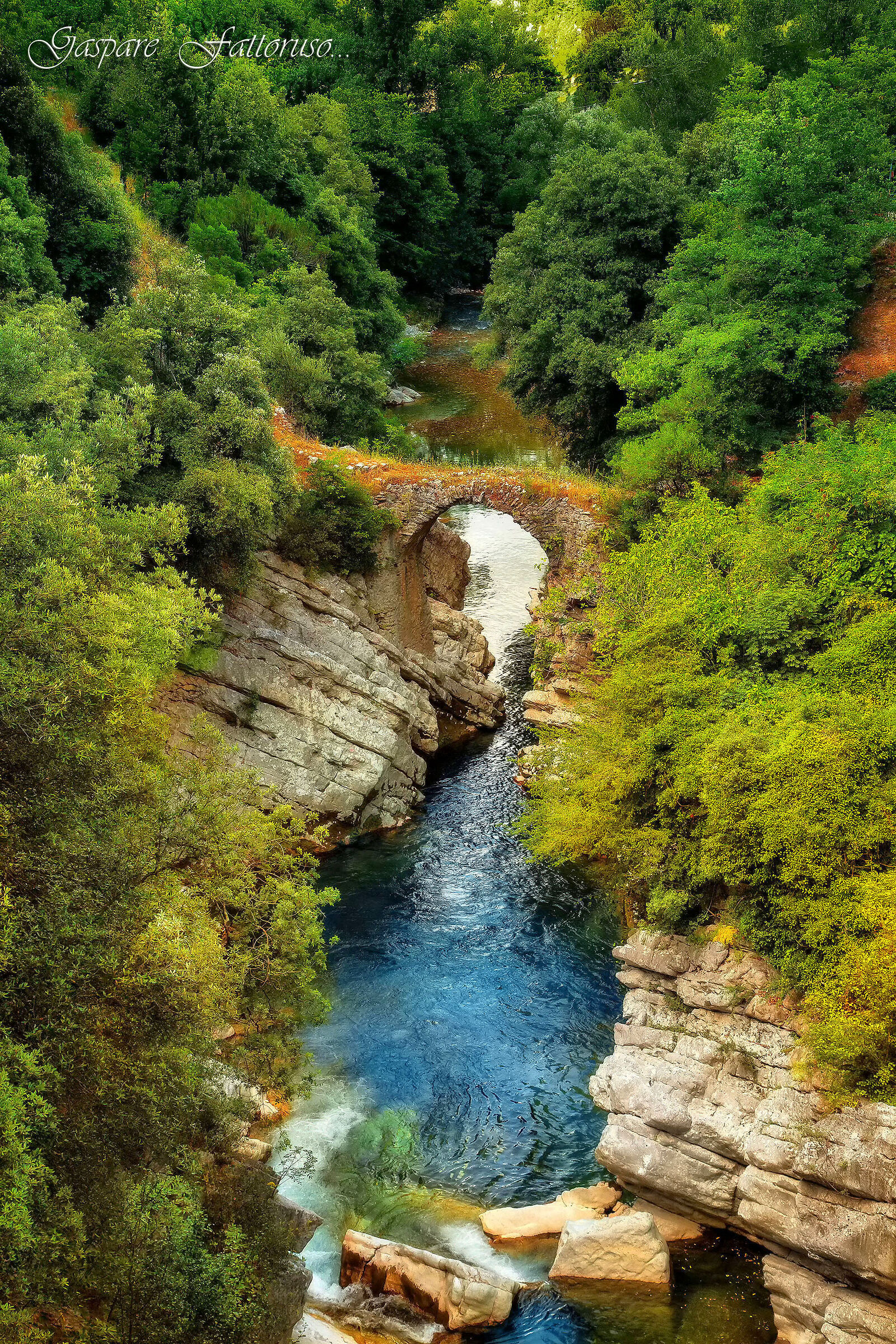 Antico ponte Romano a Felitto..