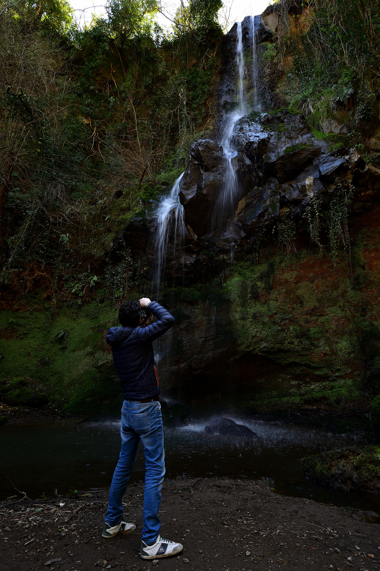 AXL and the Waterfall