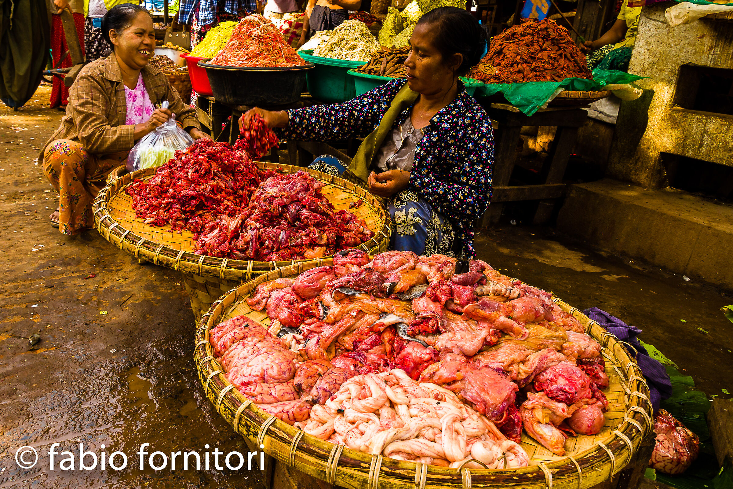 Mandalay Market forms, Myanmar, 2009