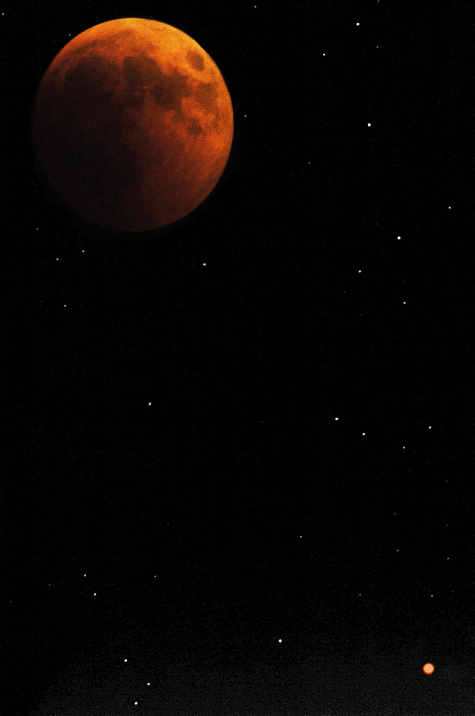 Lunar eclipse (Red Moon)